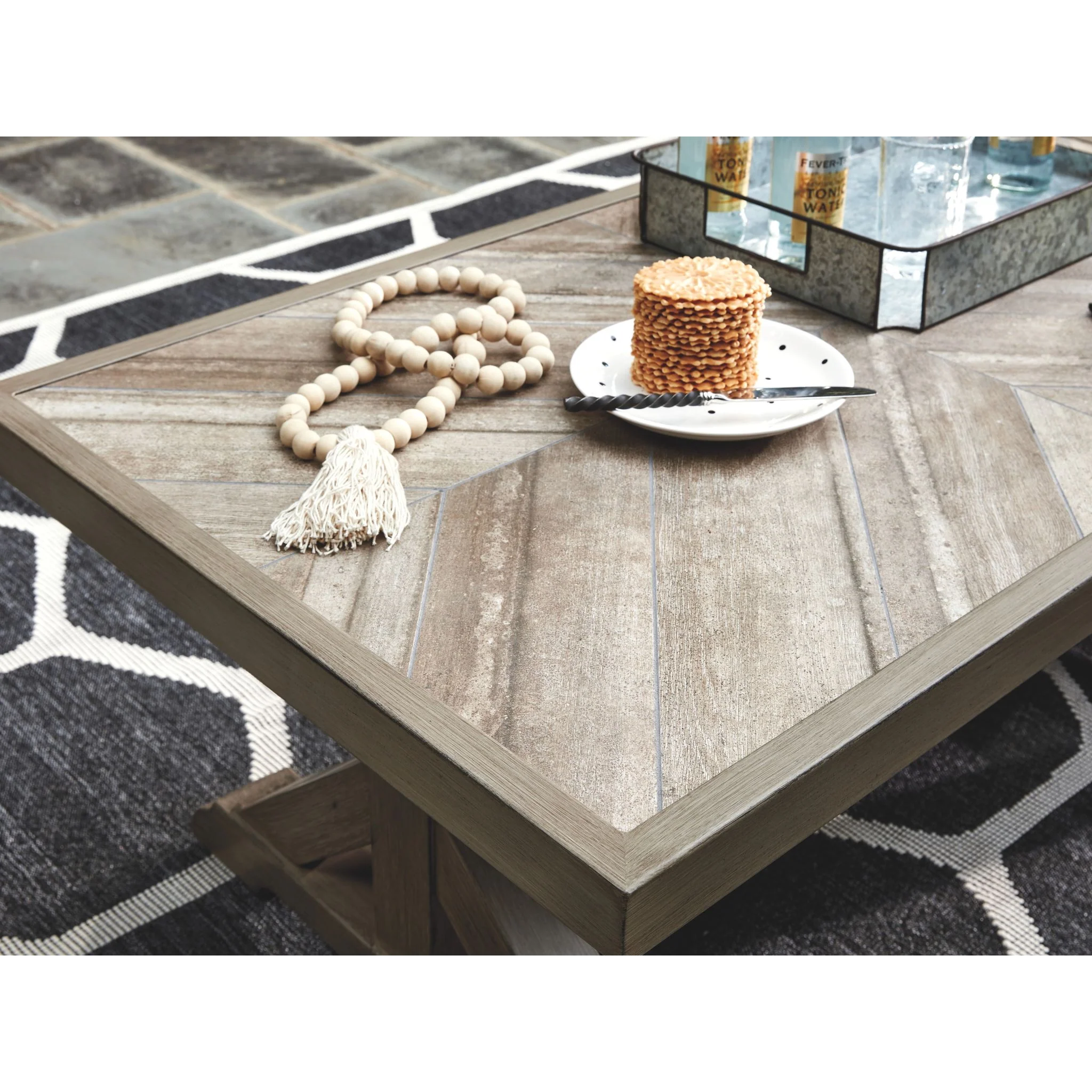 Beachcroft Outdoor Rectangle Cocktail Table - Image 5