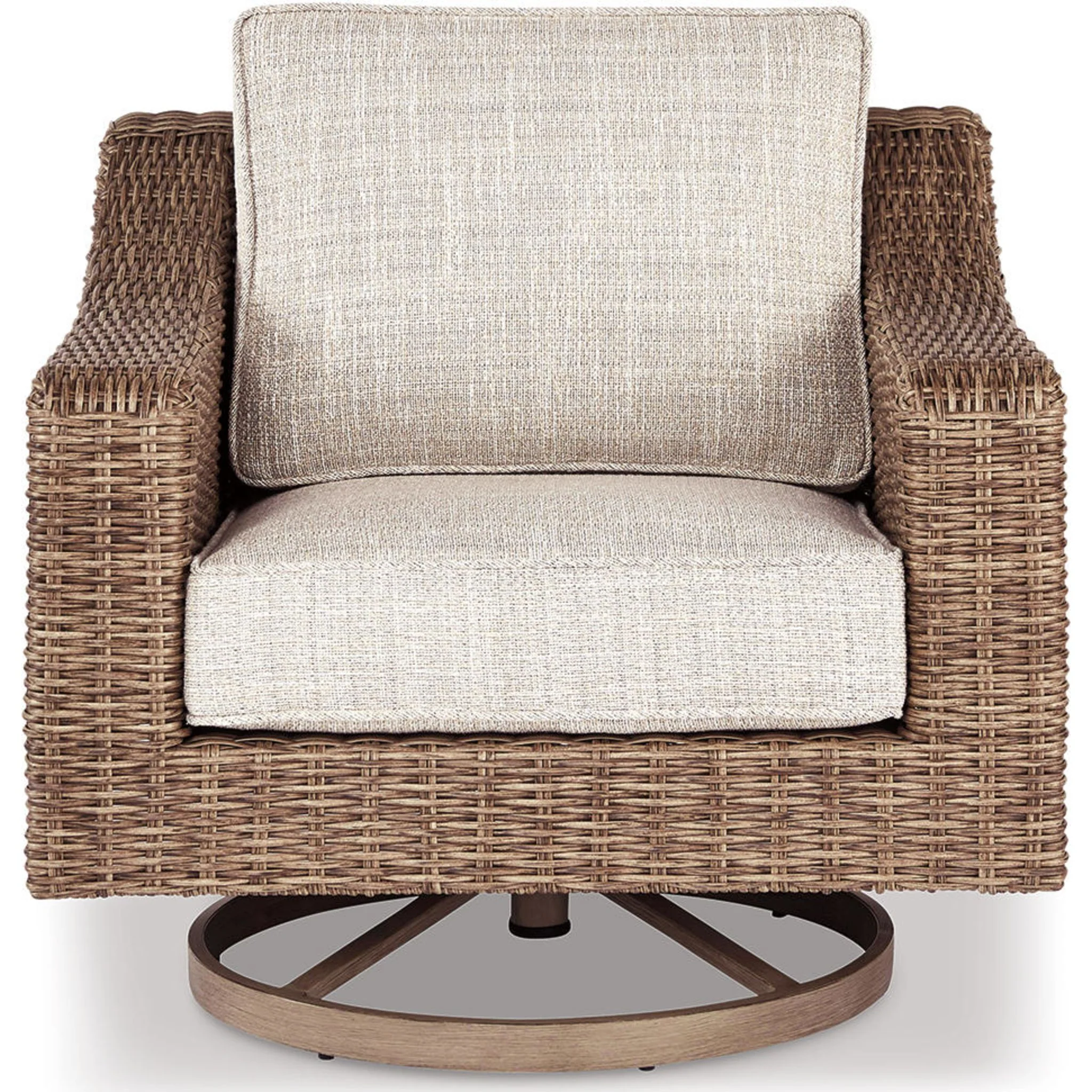 Beachcroft Outdoor Swivel Lounge Chair with Cushion - Image 17