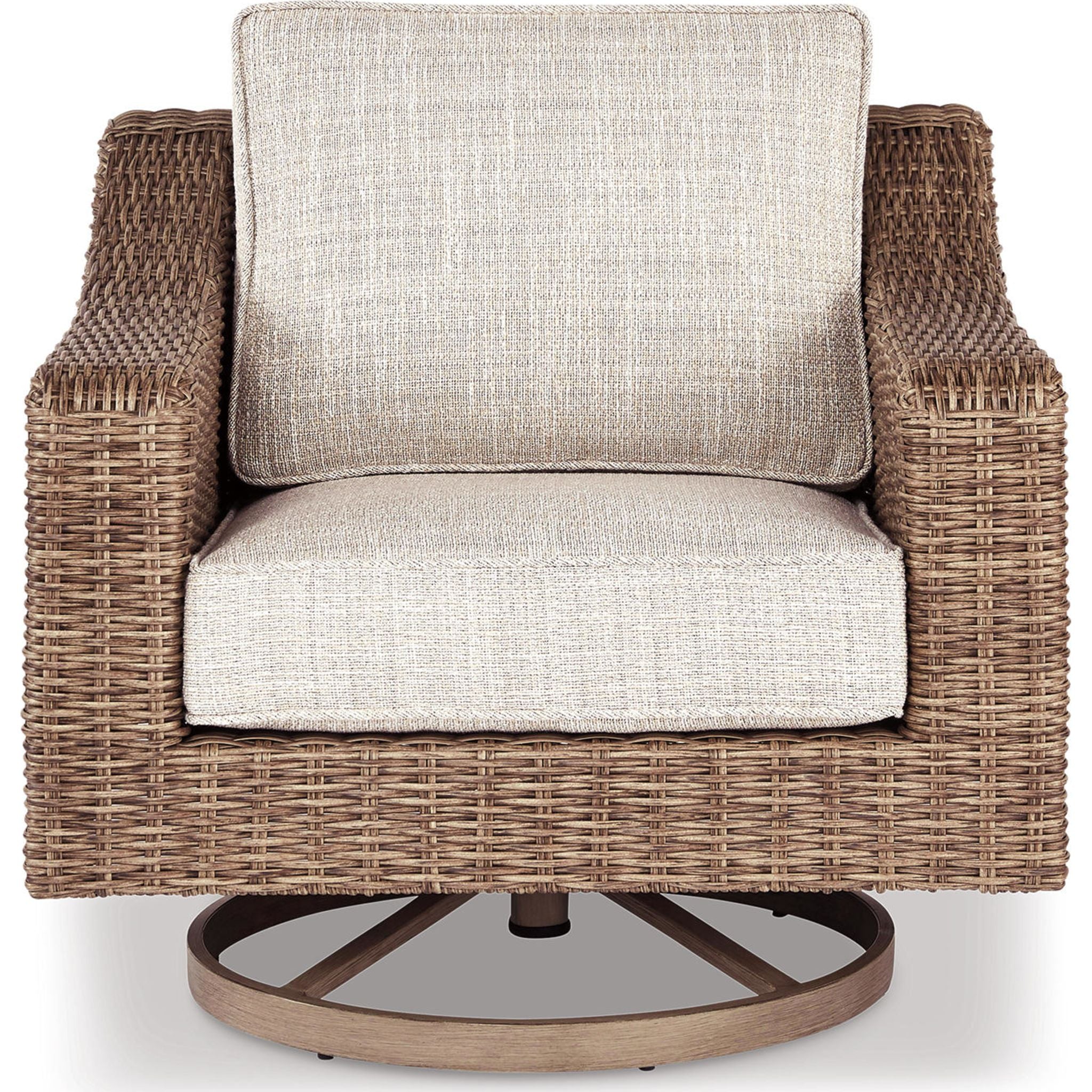 Beachcroft Outdoor Swivel Lounge Chair with Cushion - Image 18