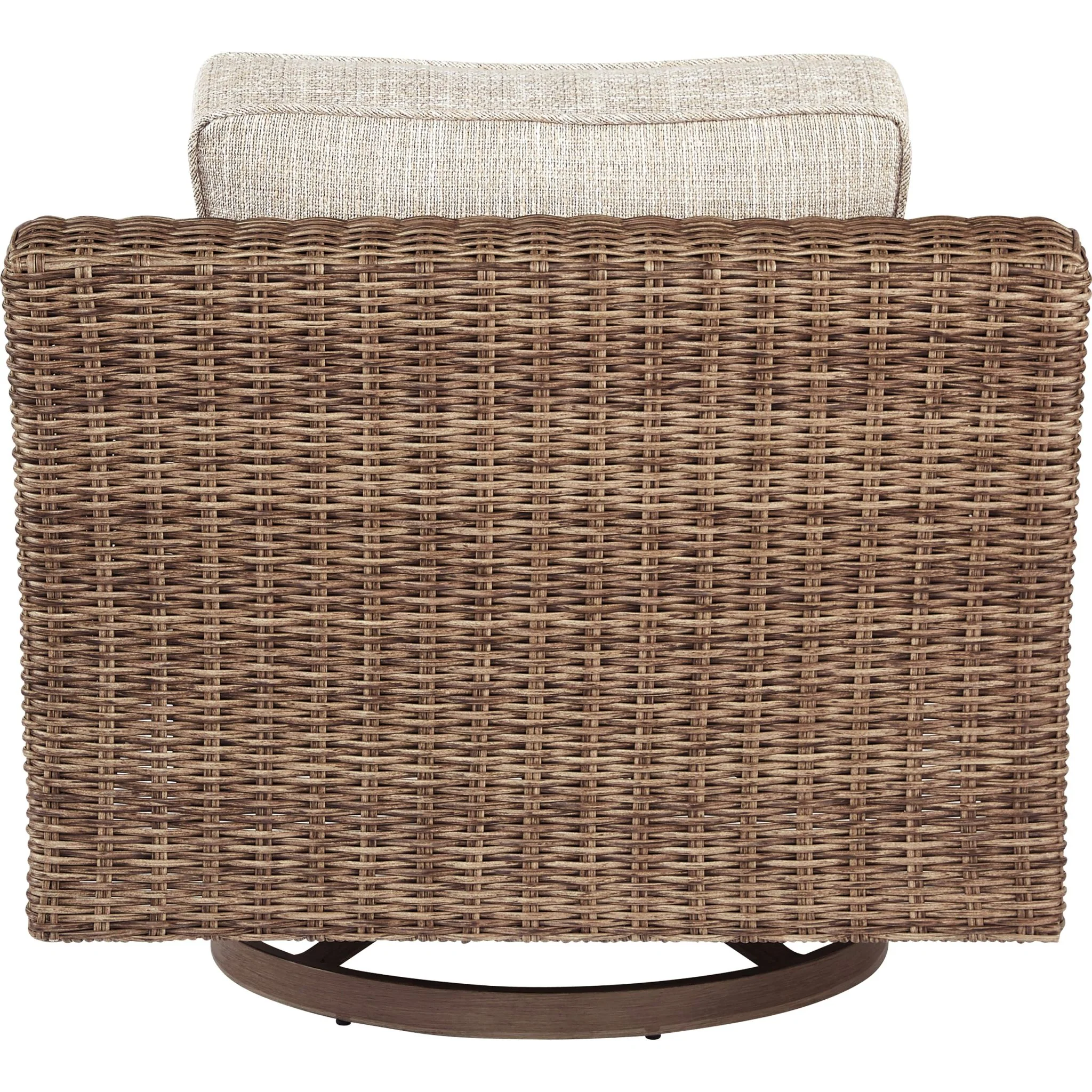 Beachcroft Outdoor Swivel Lounge Chair with Cushion - Image 5