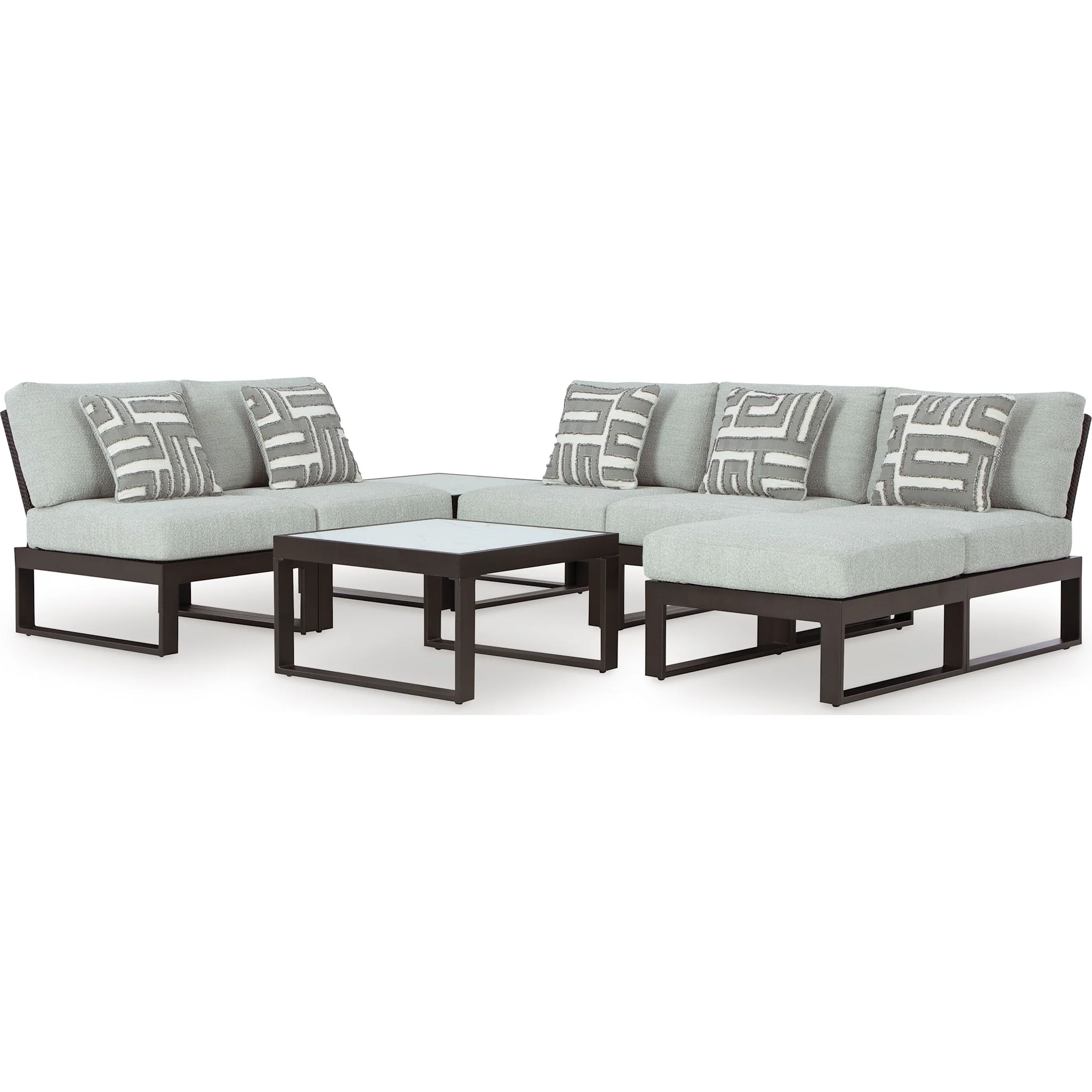 Beachloft 2 Piece Outdoor Modular Sectional - Image 9