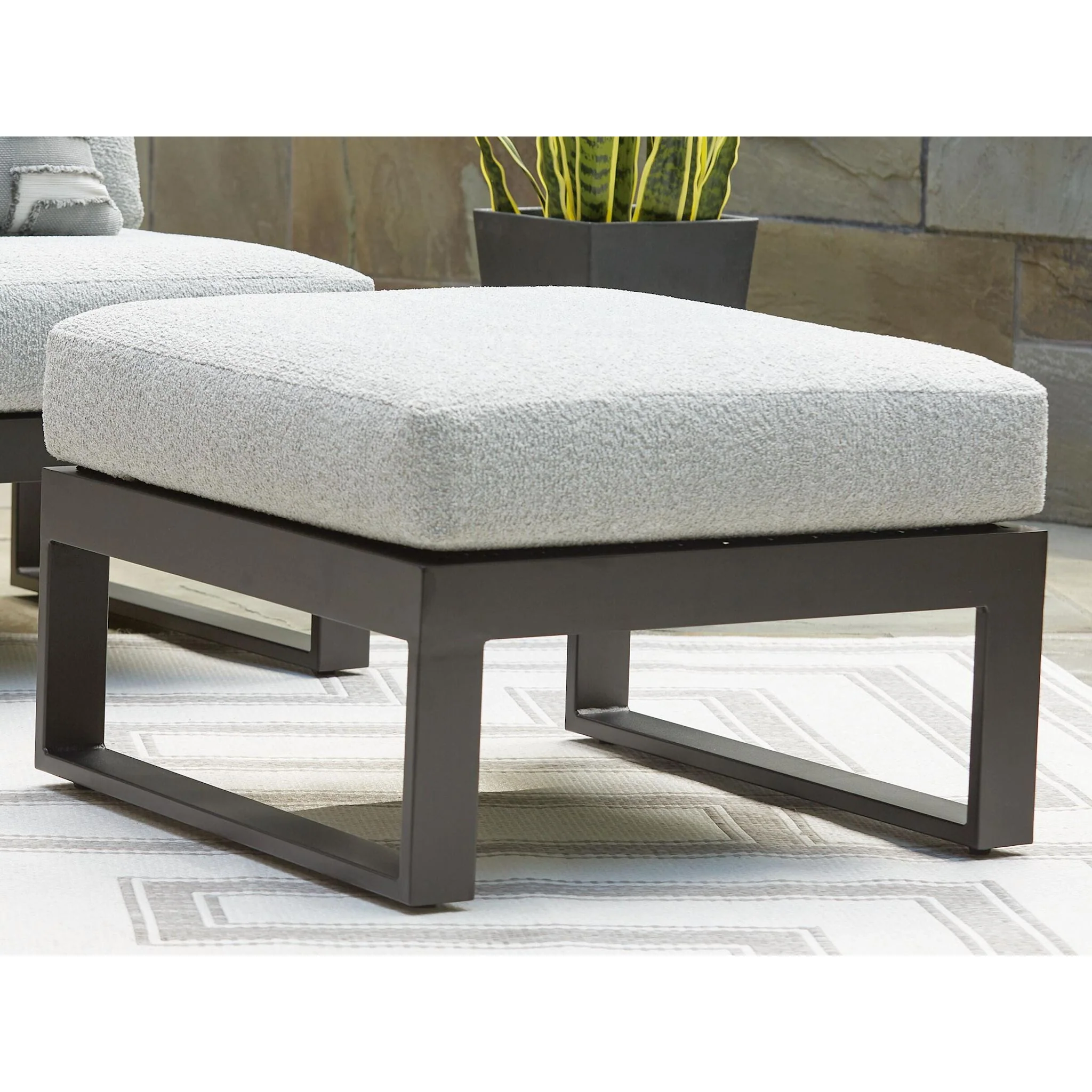 Beachloft 5 Piece Outdoor Sectional with Ottoman - Image 14