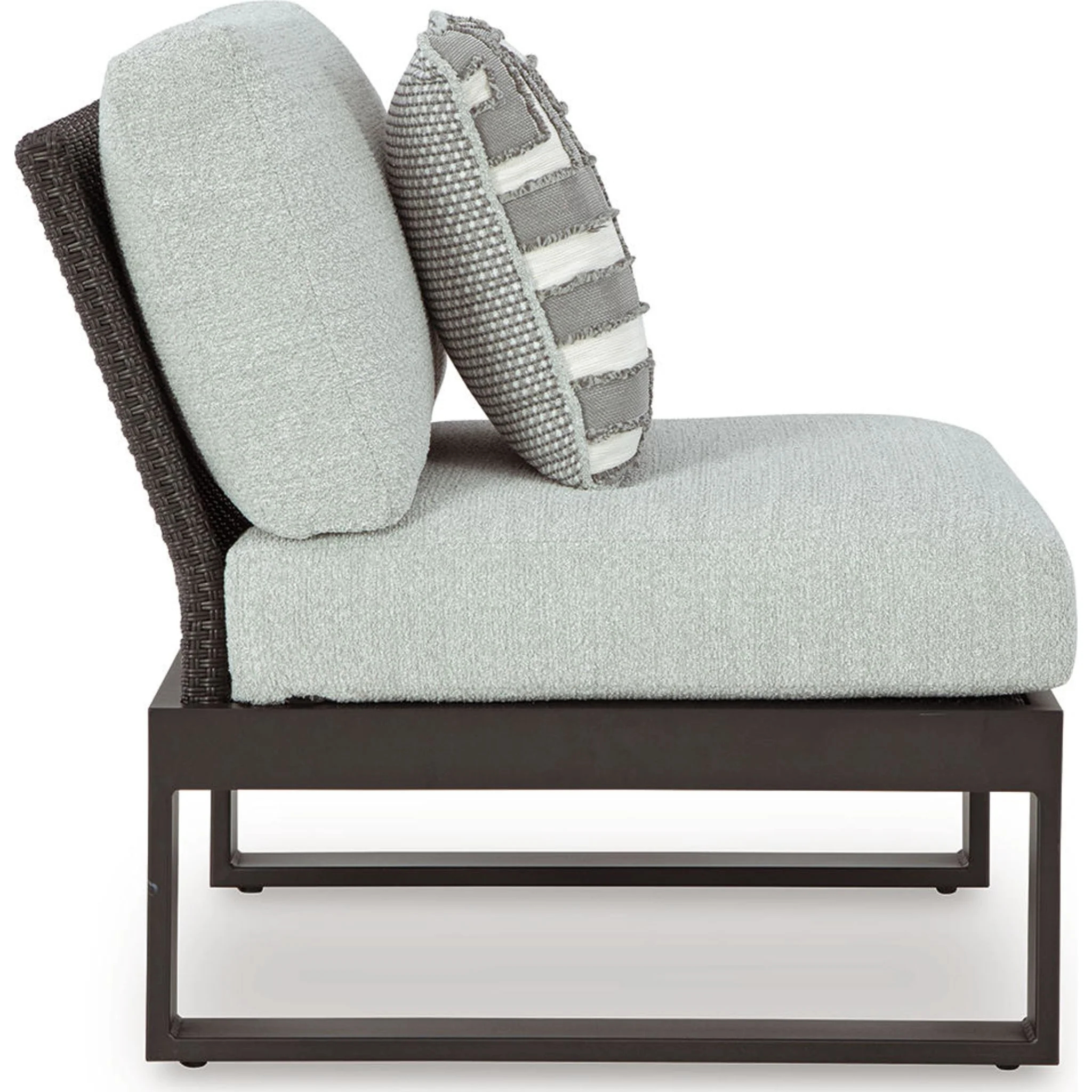 Beachloft 6 Piece Outdoor Sectional w/Ottoman & Table - Image 12