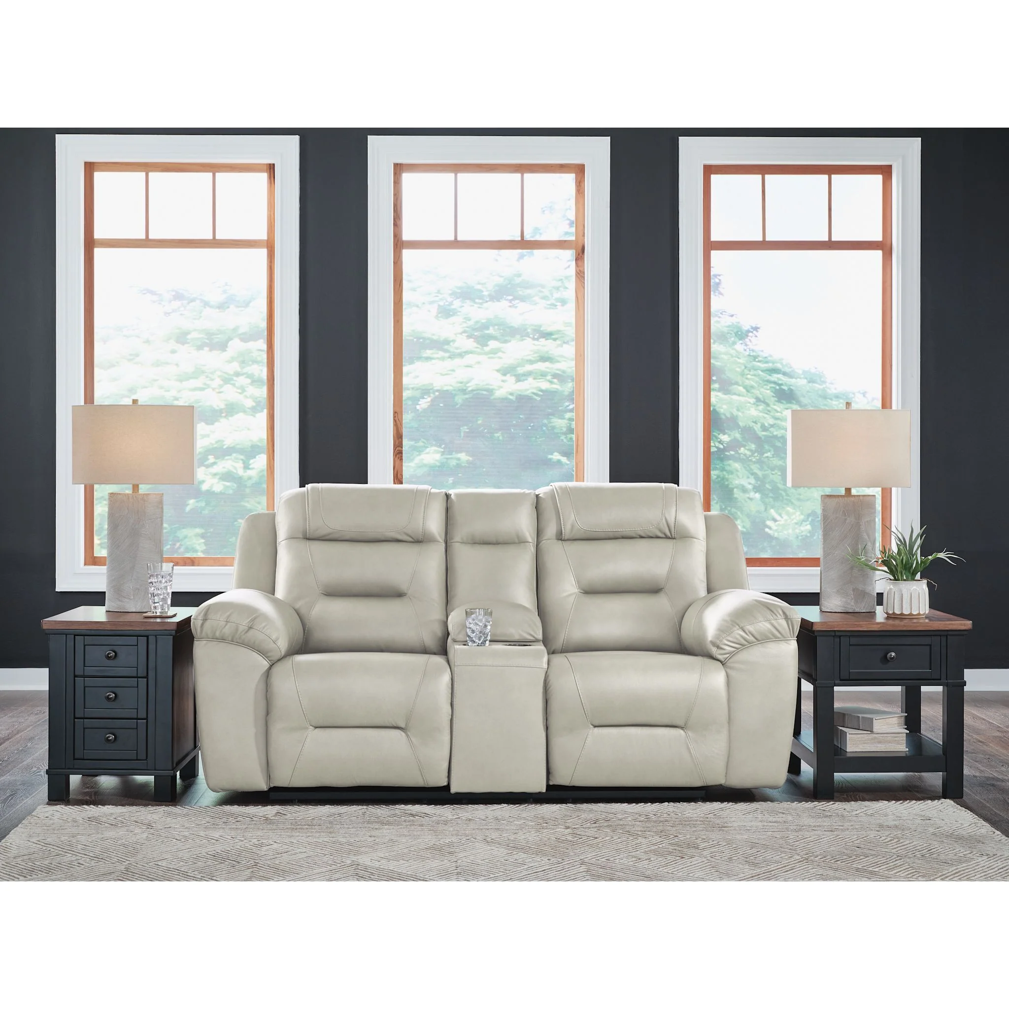 Beaman Peak Reclining Loveseat with Console - Image 2