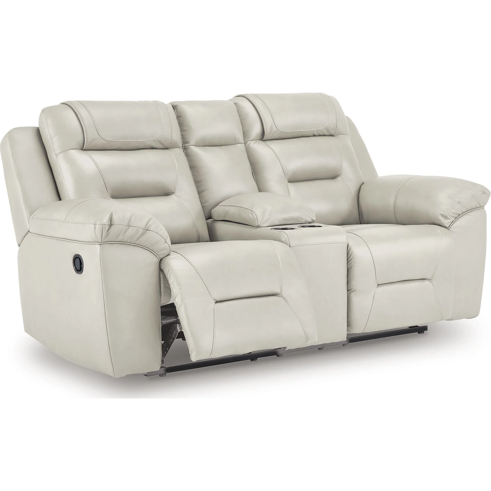 Beaman Peak Reclining Loveseat with Console - Image 4
