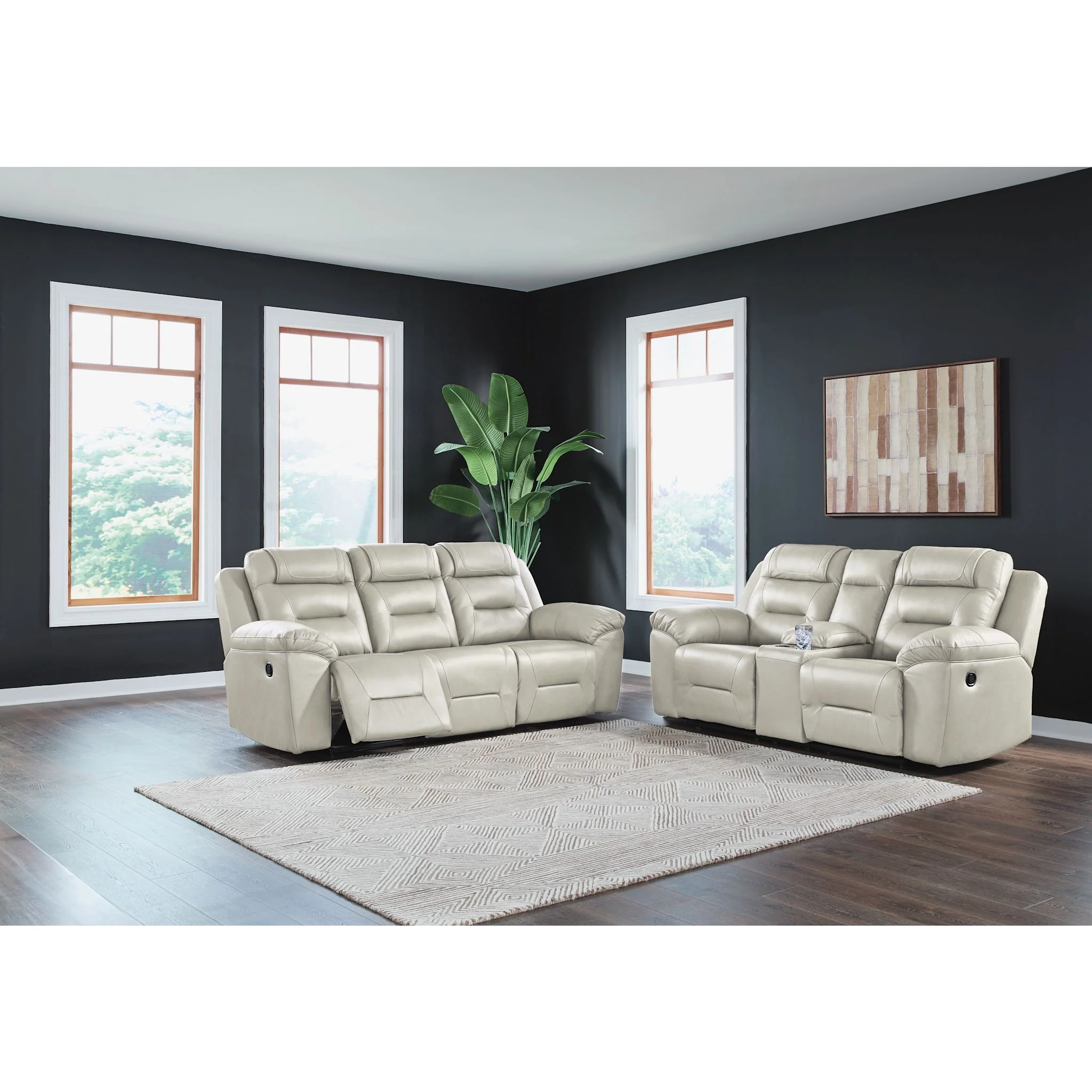 Beaman Peak Reclining Loveseat with Console - Image 7