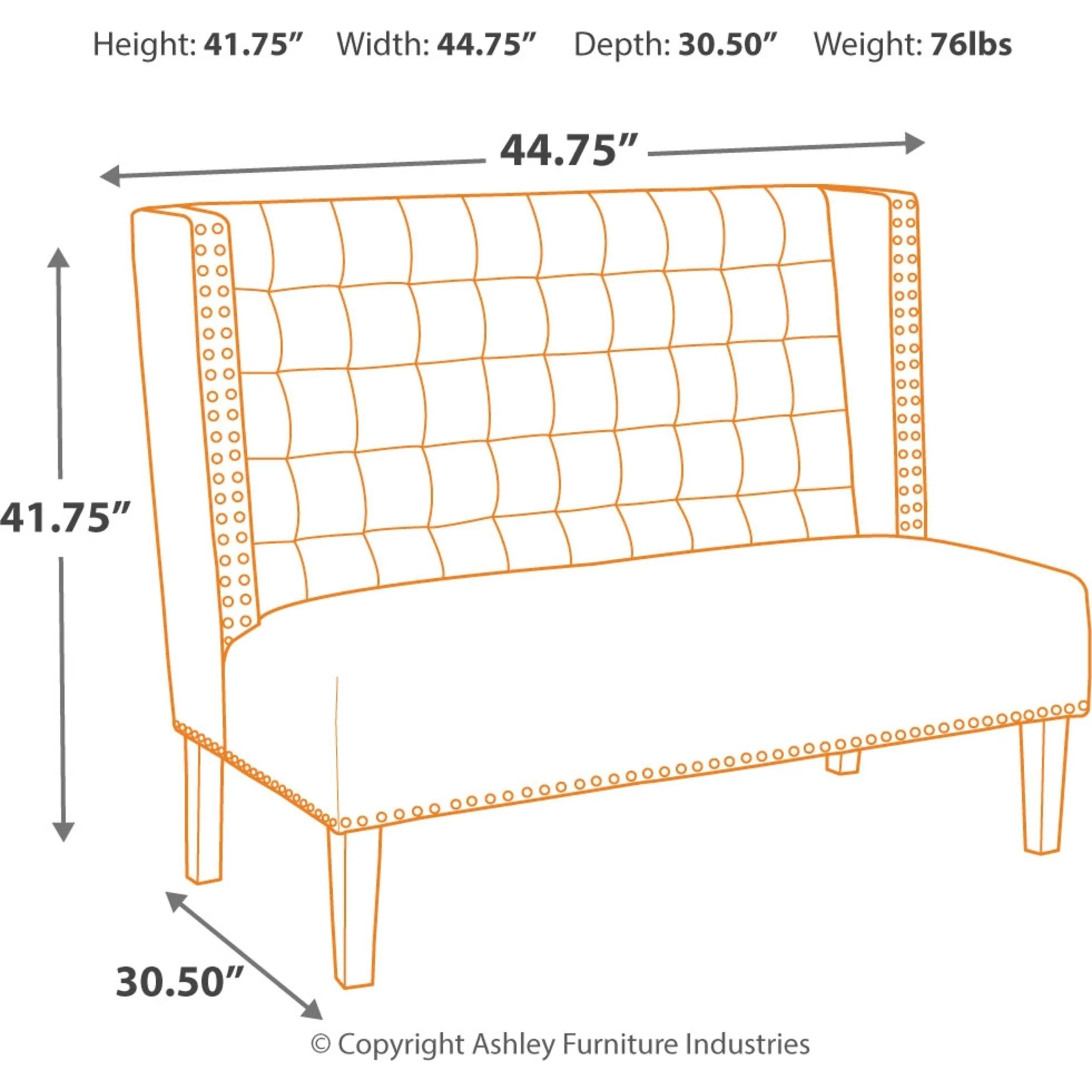 Beauland Accent Bench - Image 4