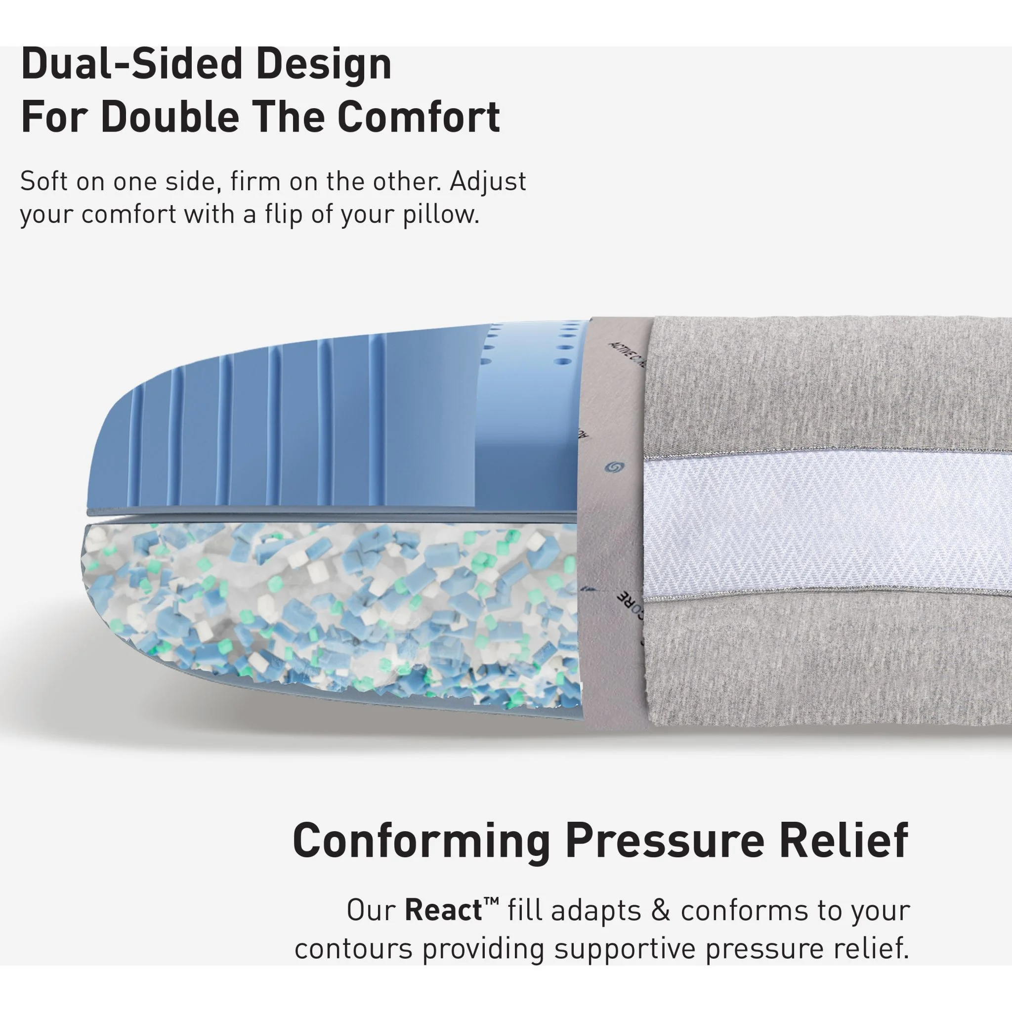 Bedgear Flow Cuddle Pillow - Image 4