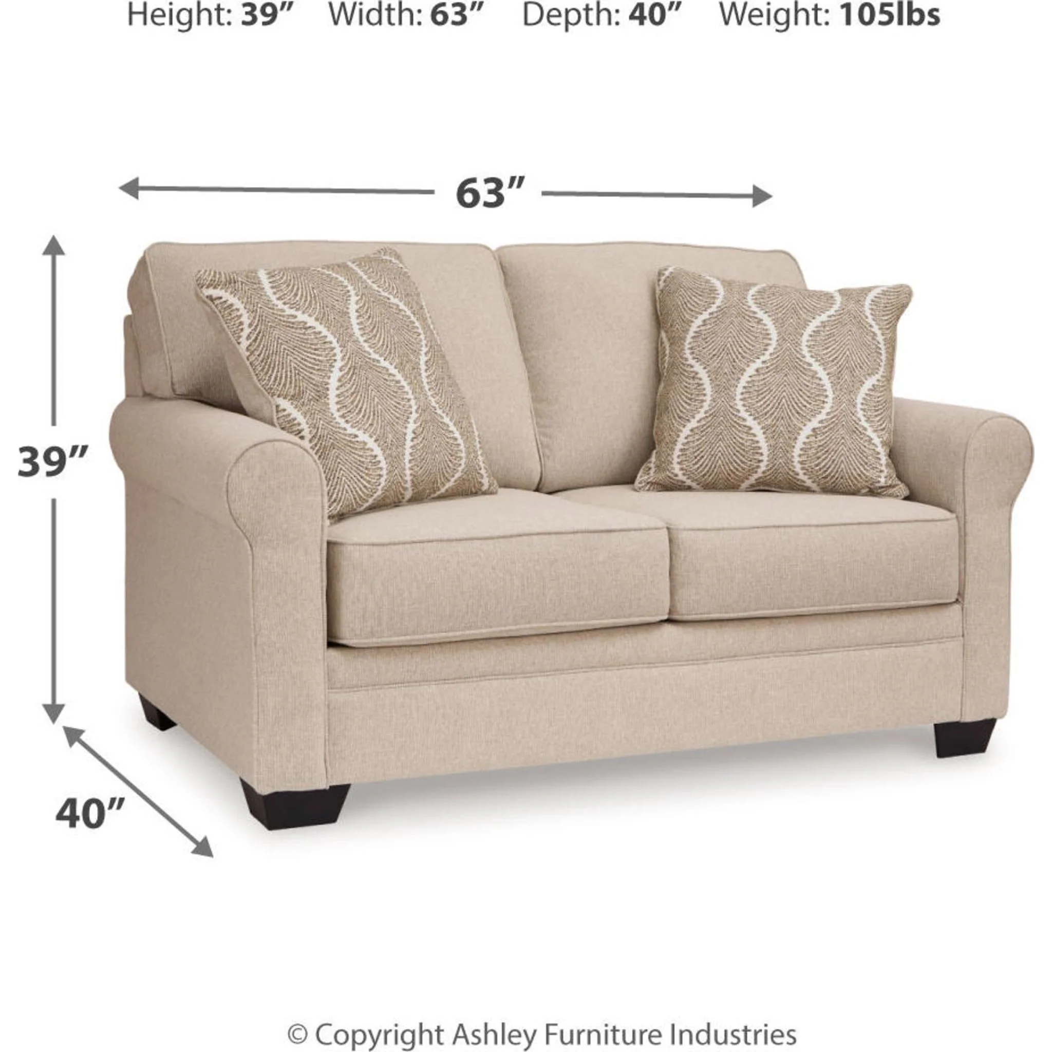 Belcaro Place-Exclusive Loveseat - Image 11