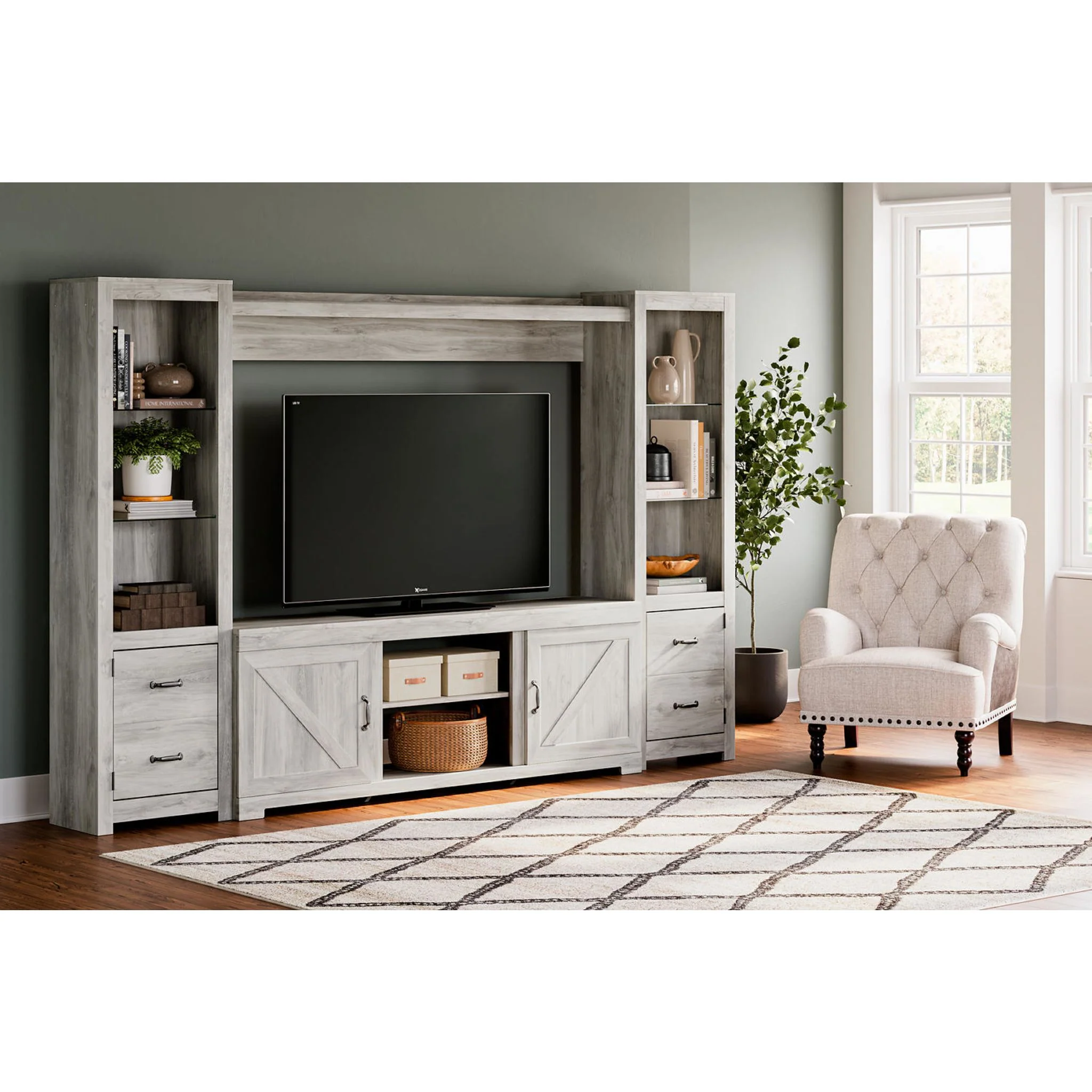Bellaby 4 PIECE ENTERTAINMENT UNIT - Image 4