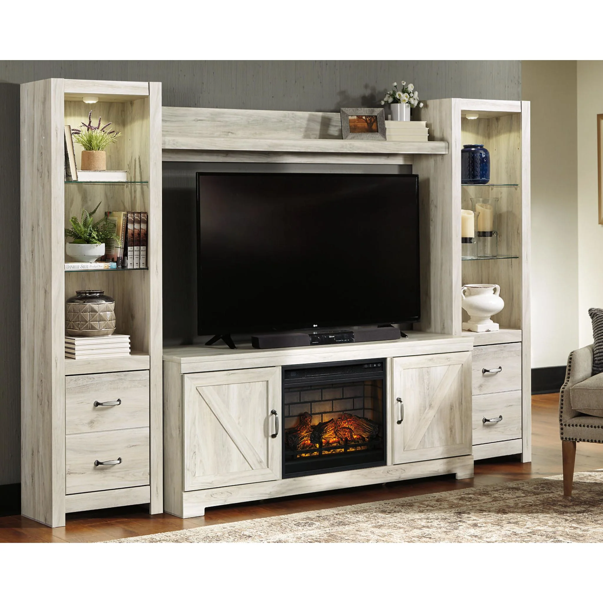 Bellaby Entertainment Unit with Fireplace - Image 11