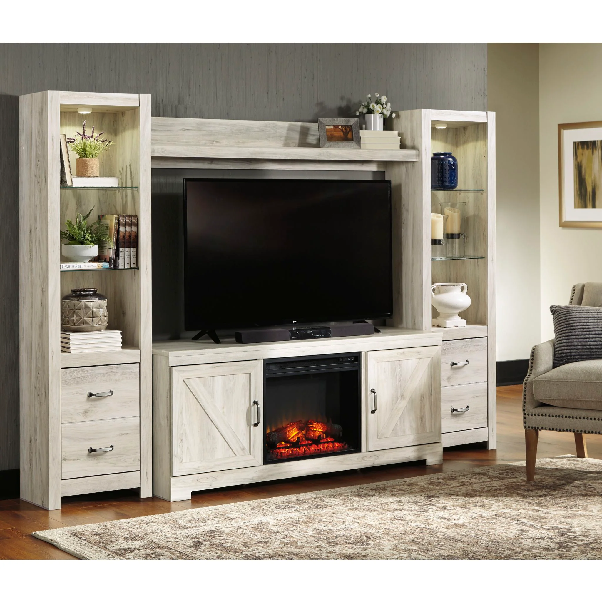 Bellaby Entertainment Unit with Fireplace - Image 21