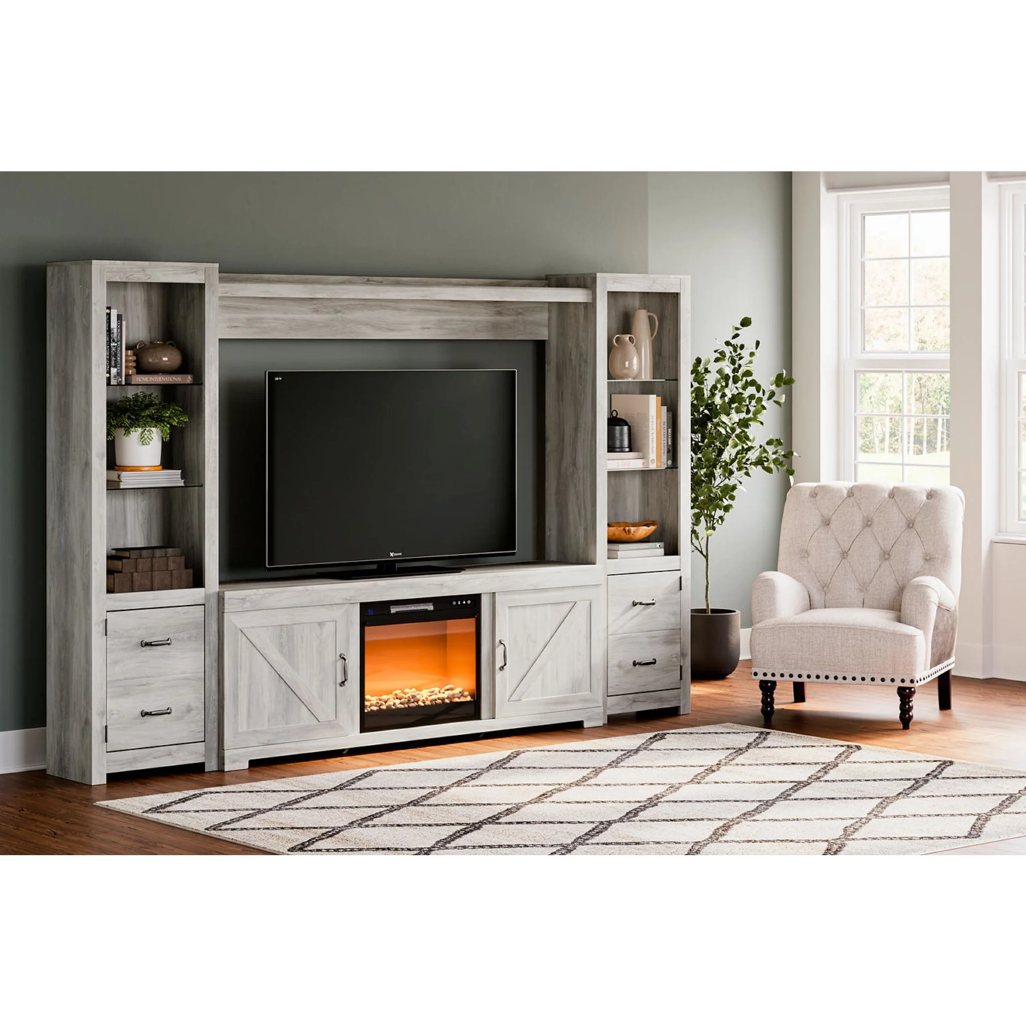 Bellaby Entertainment Unit with Fireplace - Image 4
