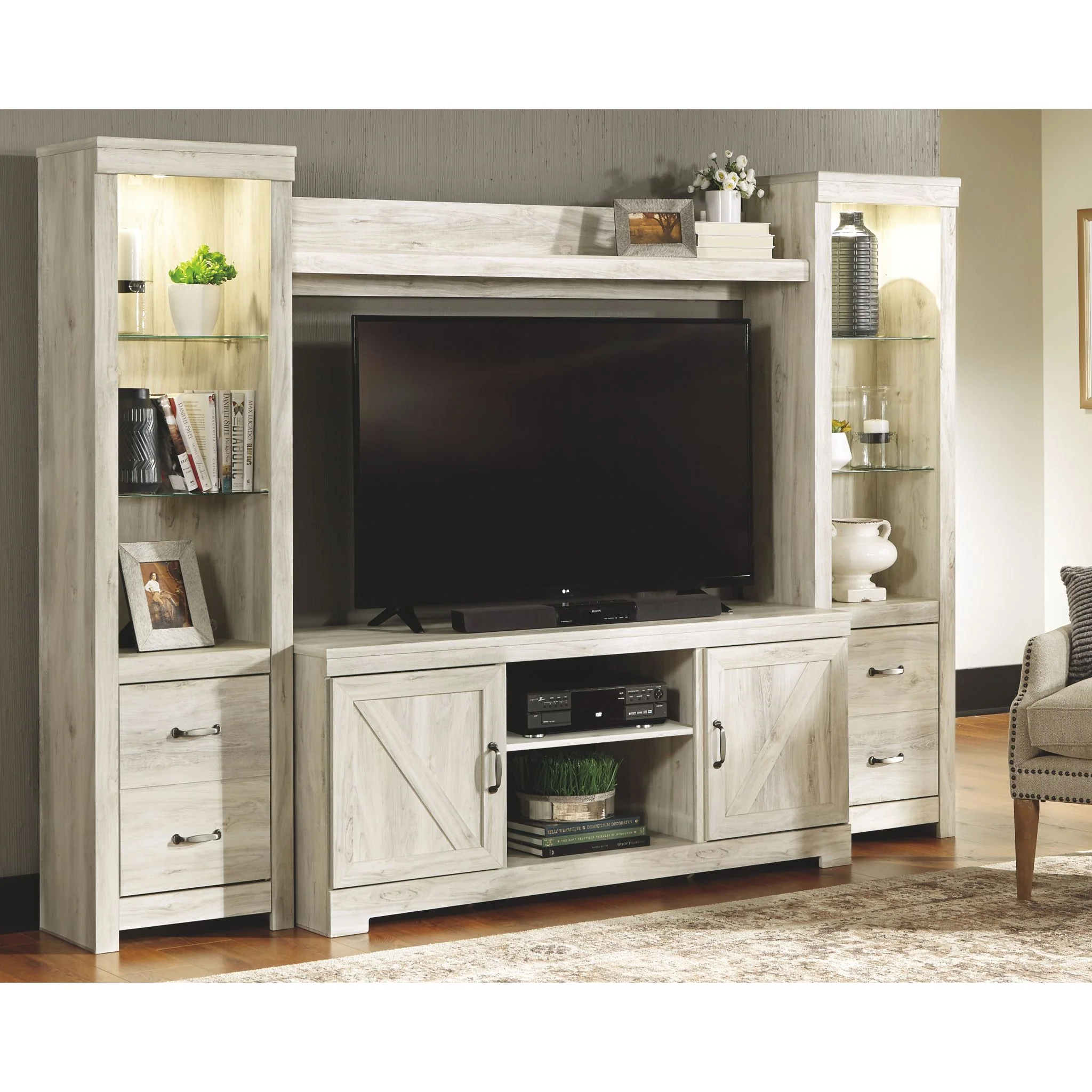 Bellaby 4 Piece Large Entertainment Wall - Image 2