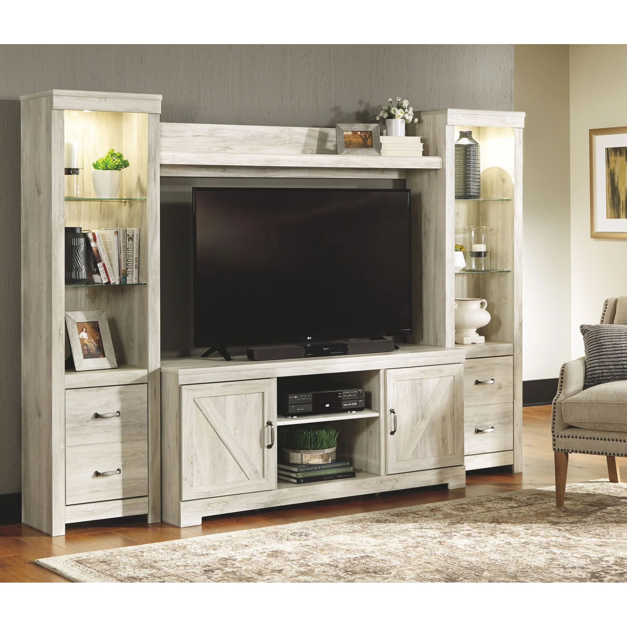 Bellaby 4 Piece Large Entertainment Wall - Image 7