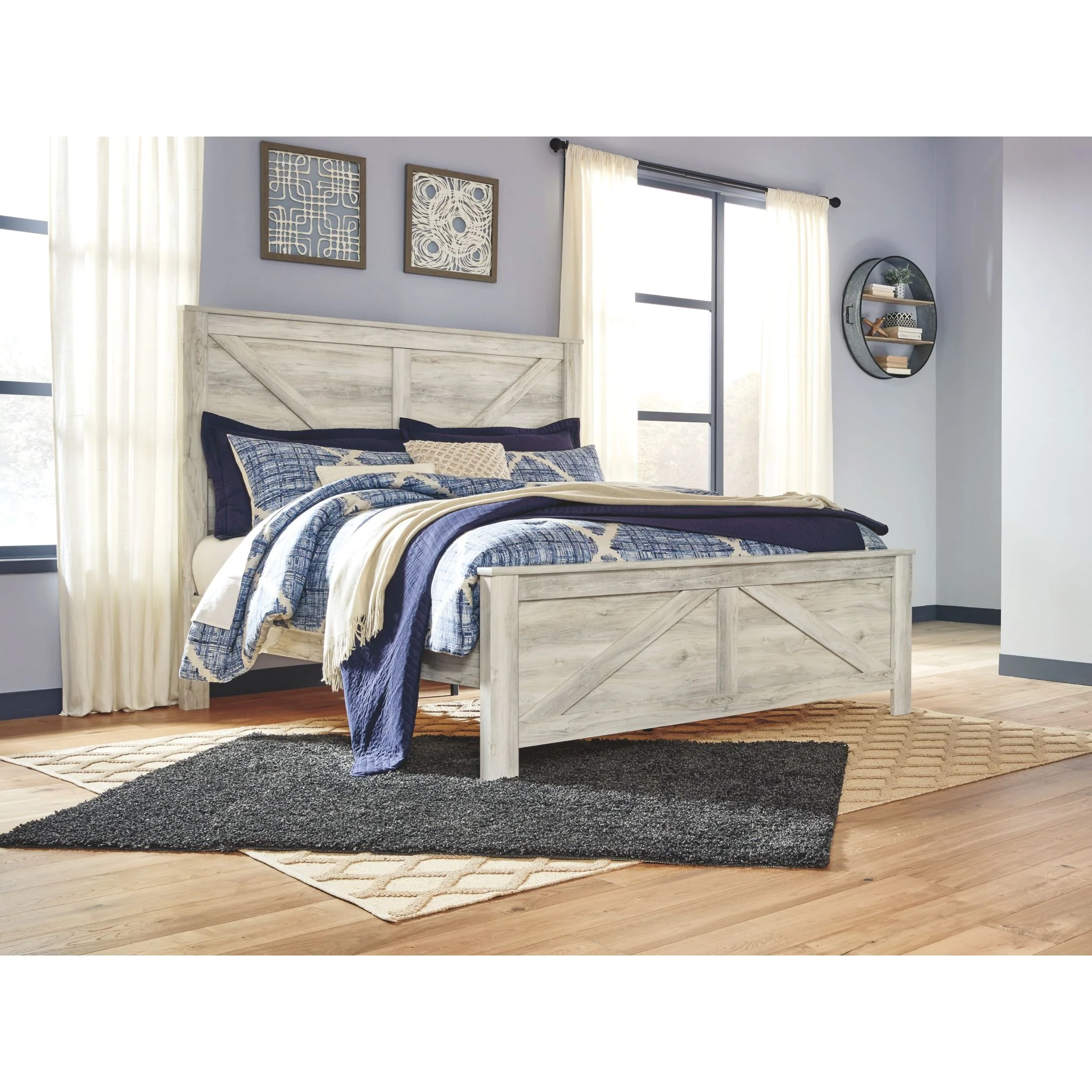 Bellaby 5 Piece Crossbuck Panel Bedroom - Image 14