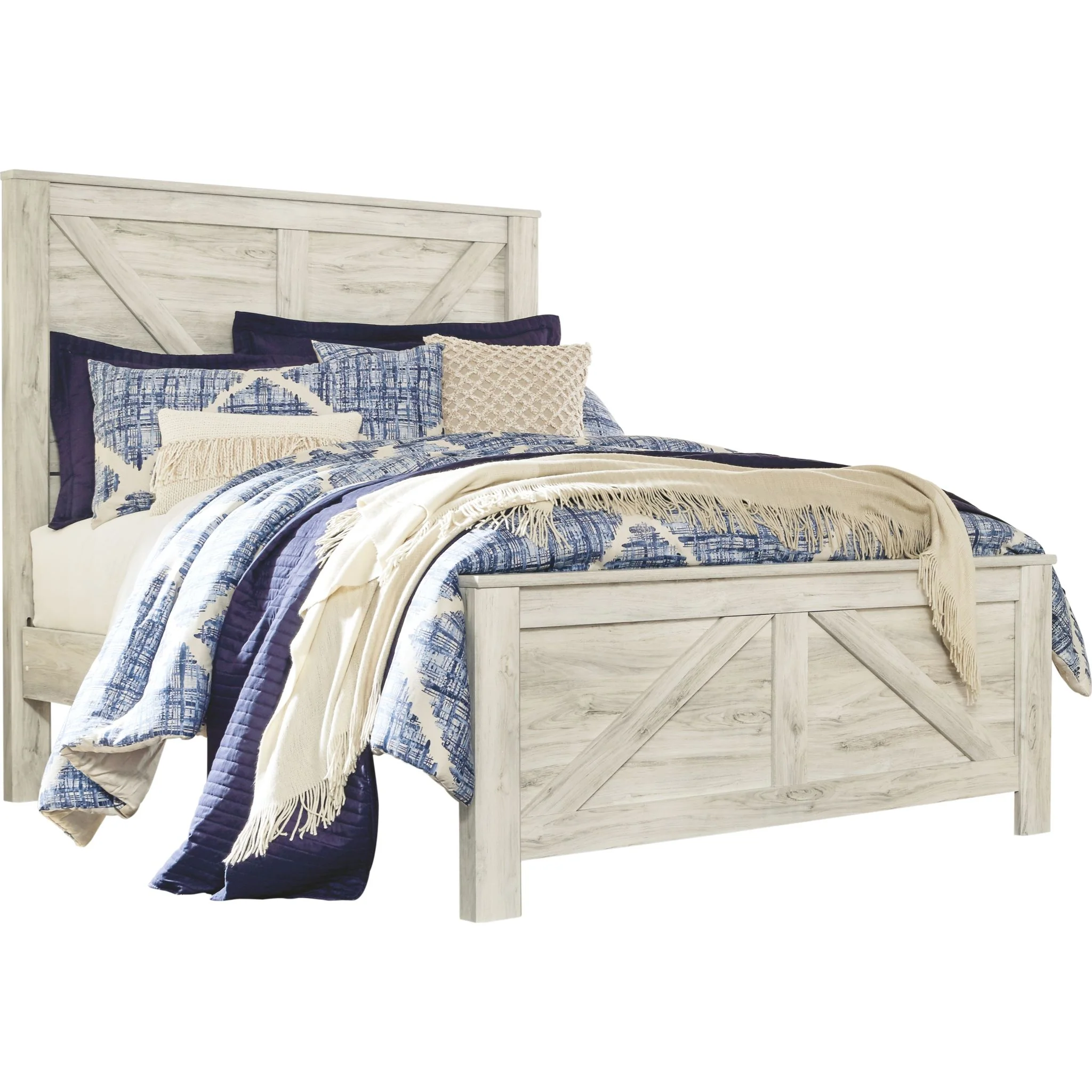 Bellaby 5 Piece Crossbuck Panel Bedroom - Image 2