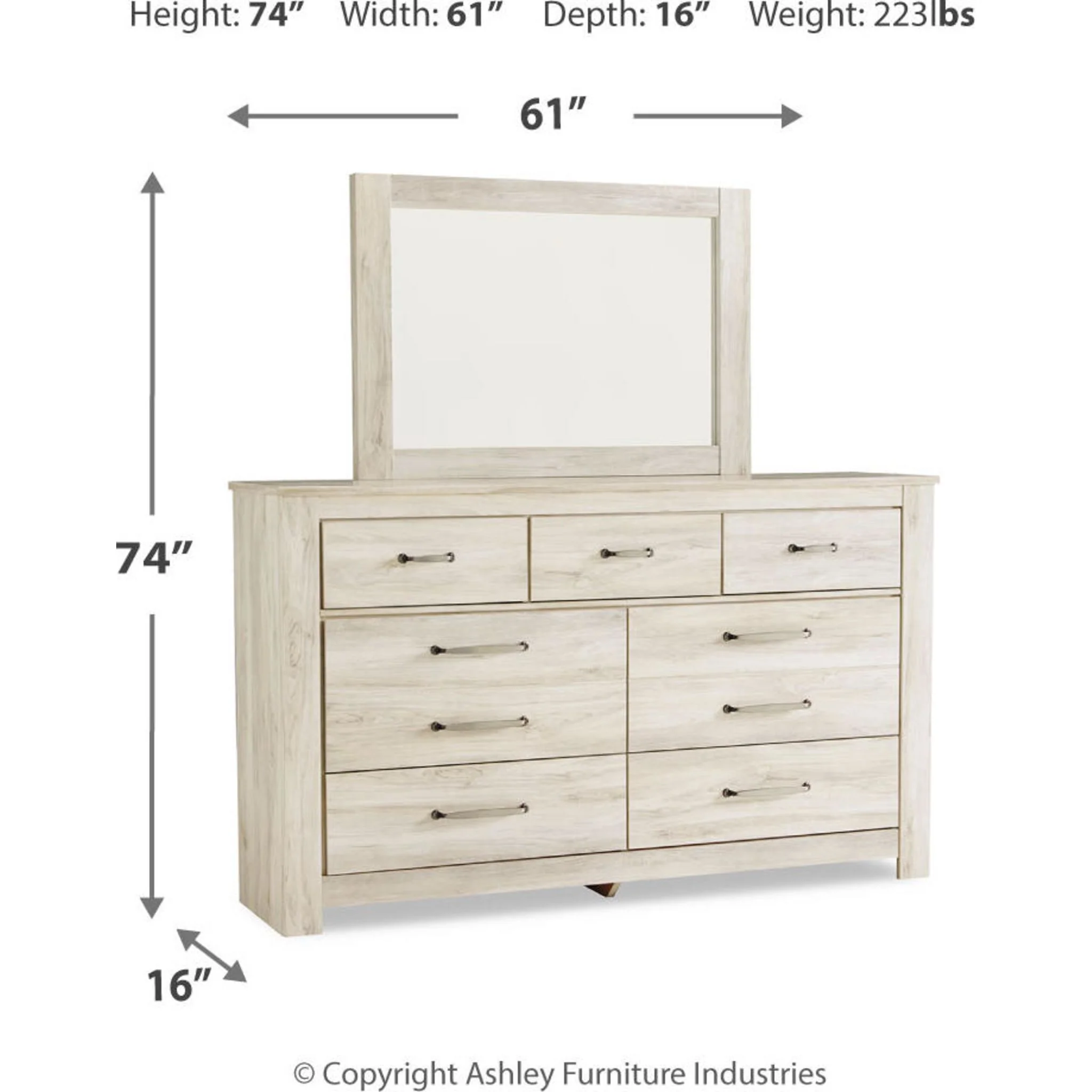 Bellaby 5 Piece Panel Bedroom - Image 13