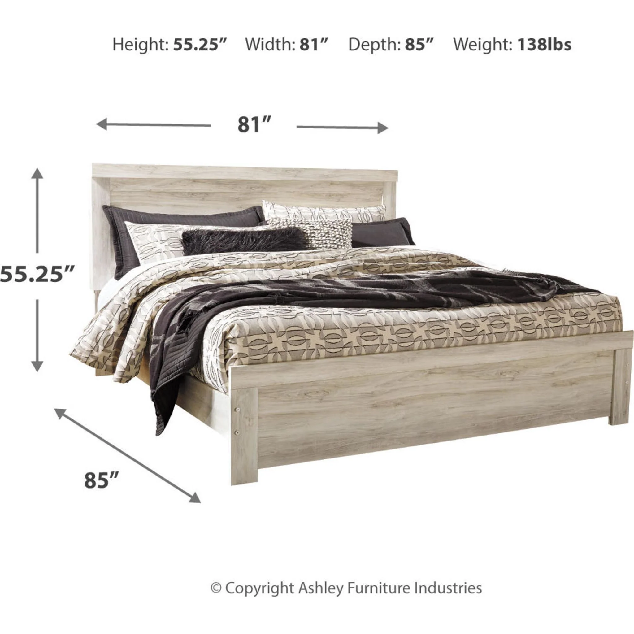 Bellaby 5 Piece Panel Bedroom - Image 28