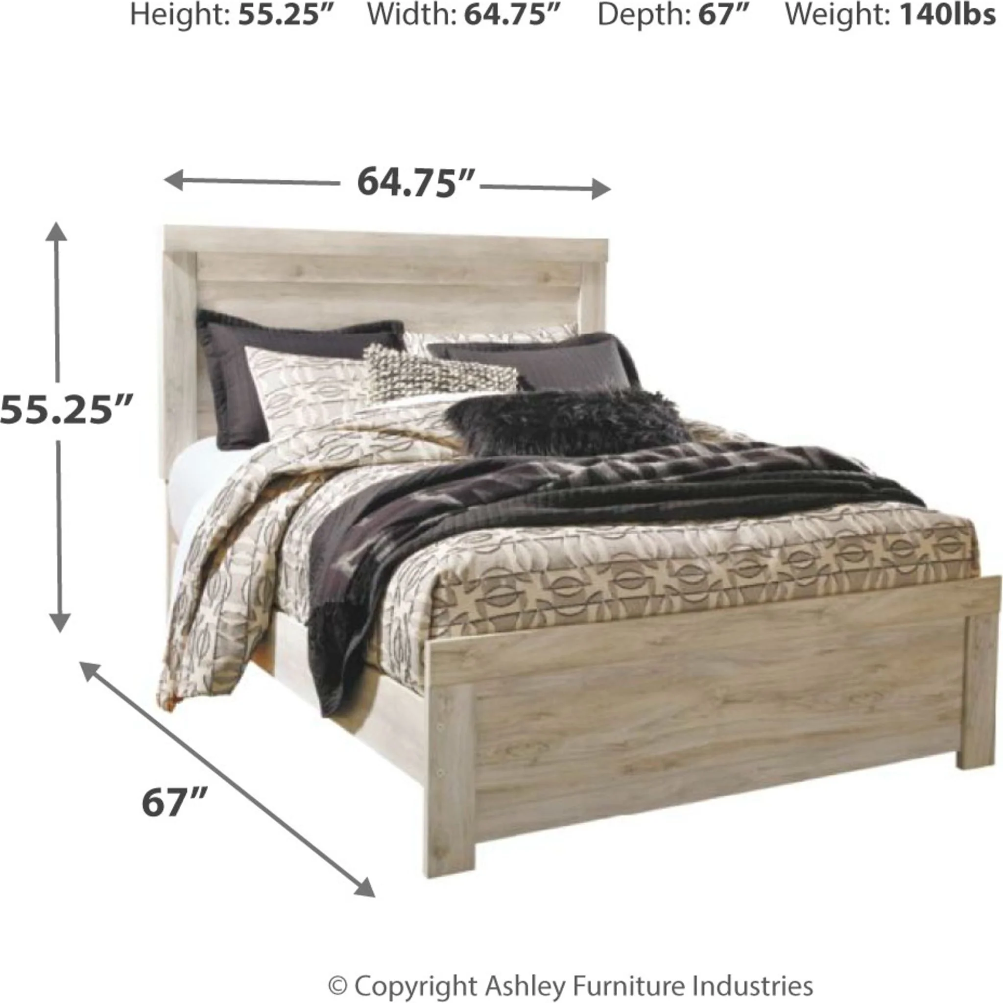 Bellaby 5 Piece Panel Bedroom - Image 6