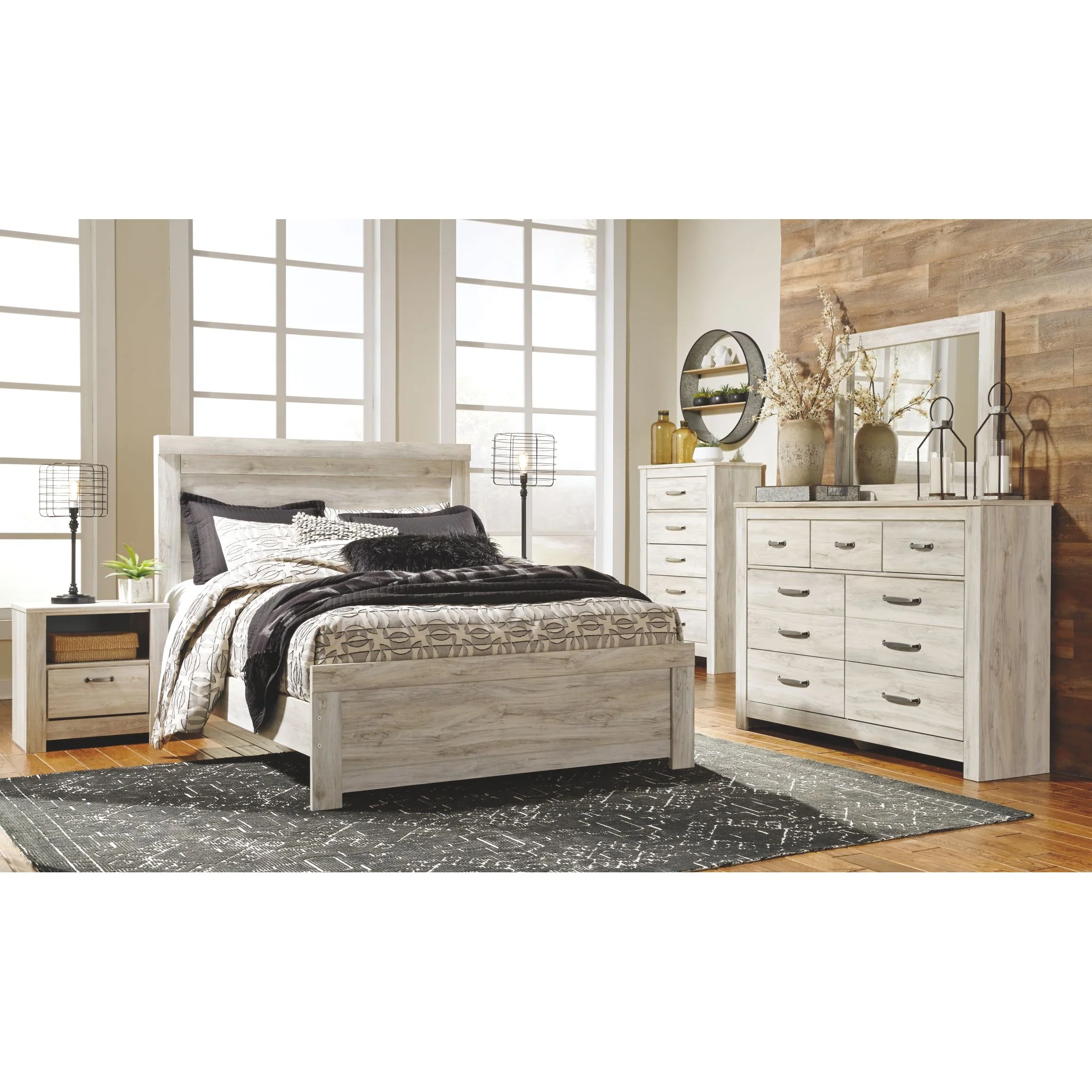 Bellaby 5 Piece Panel Bedroom - Image 8