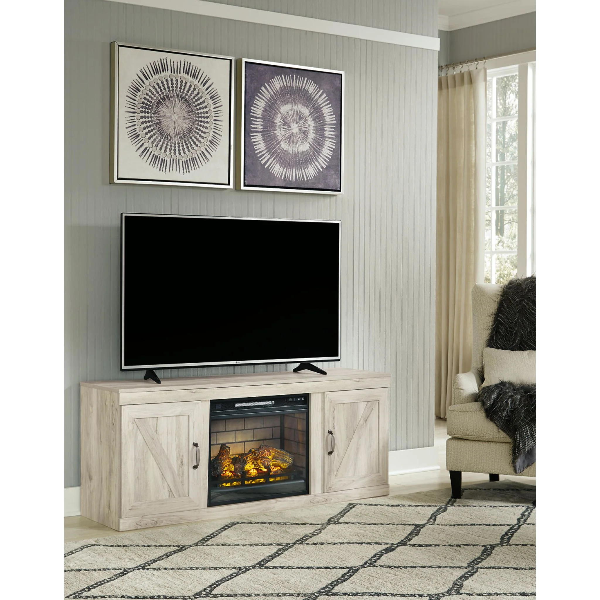 Bellaby Entertainment Unit with Fireplace - Image 10
