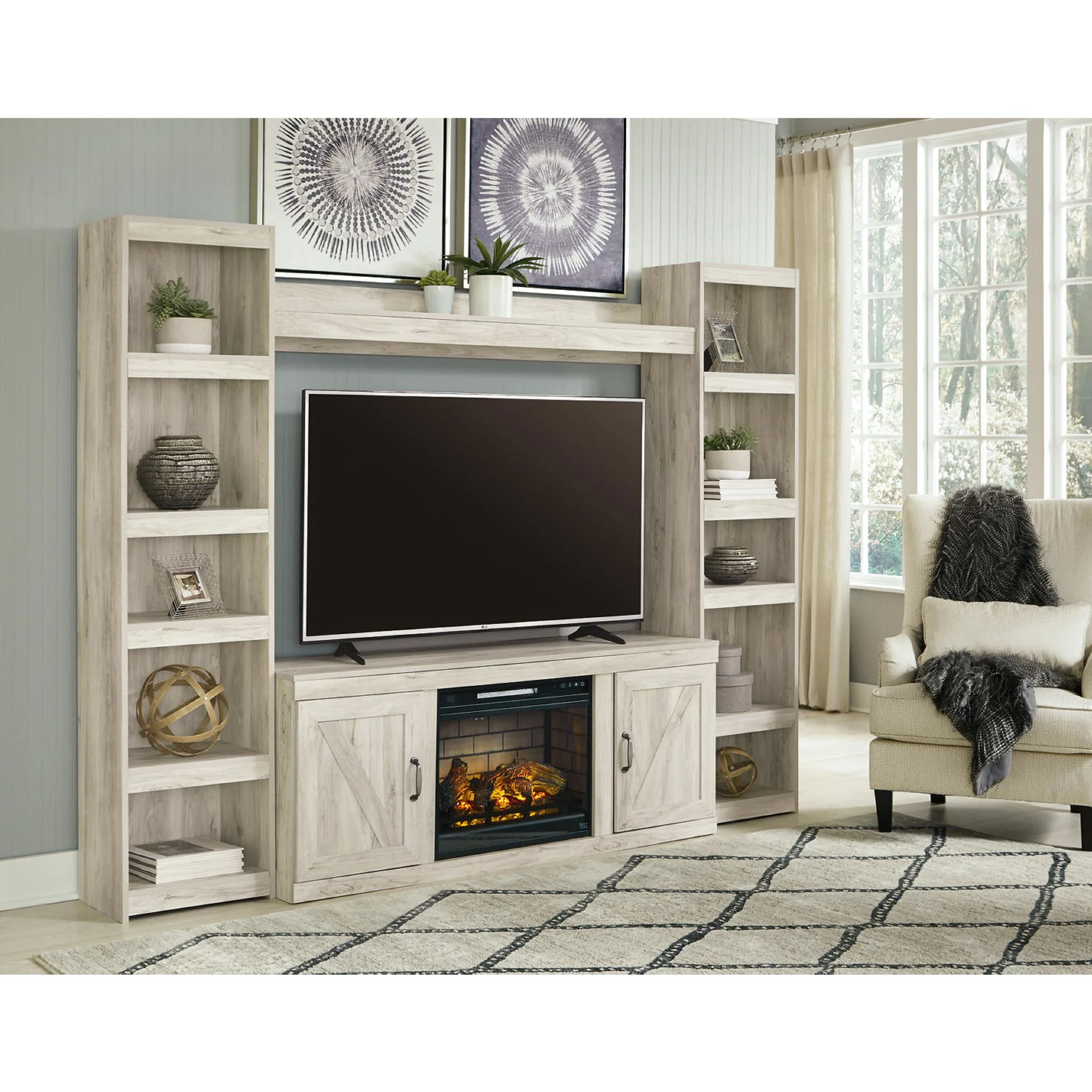 Bellaby Entertainment Unit with Fireplace - Image 2