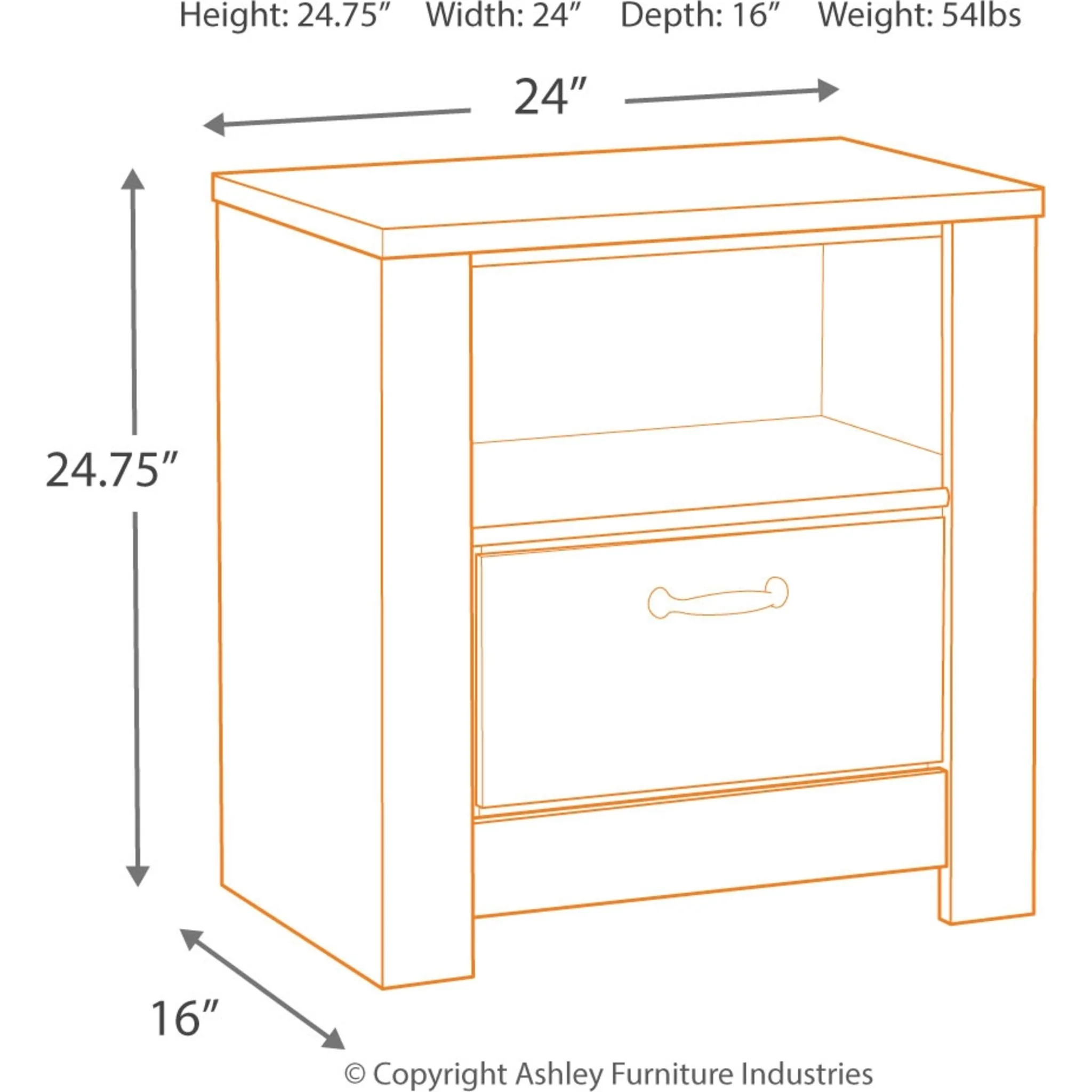 Bellaby Nightstand - Image 4