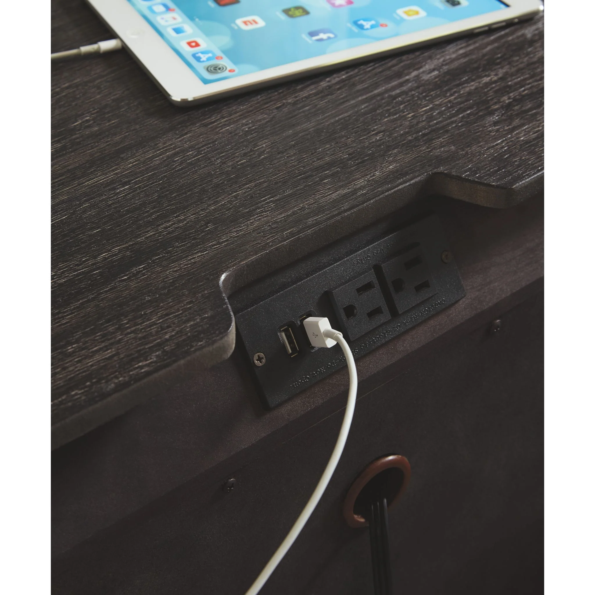 Bellvern-Exclusive Two Drawer Nightstand - Image 4