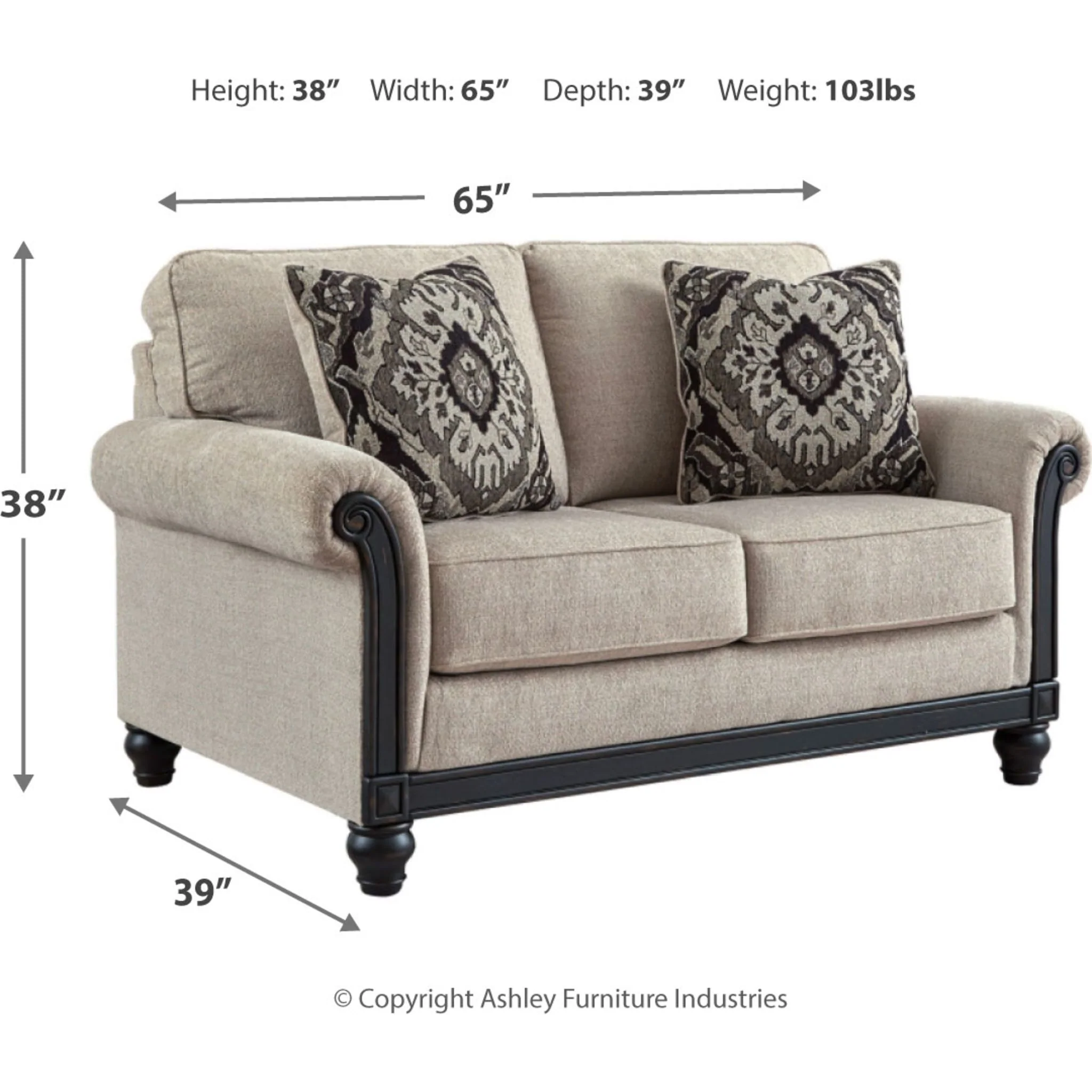 Benbrook Loveseat - Image 7