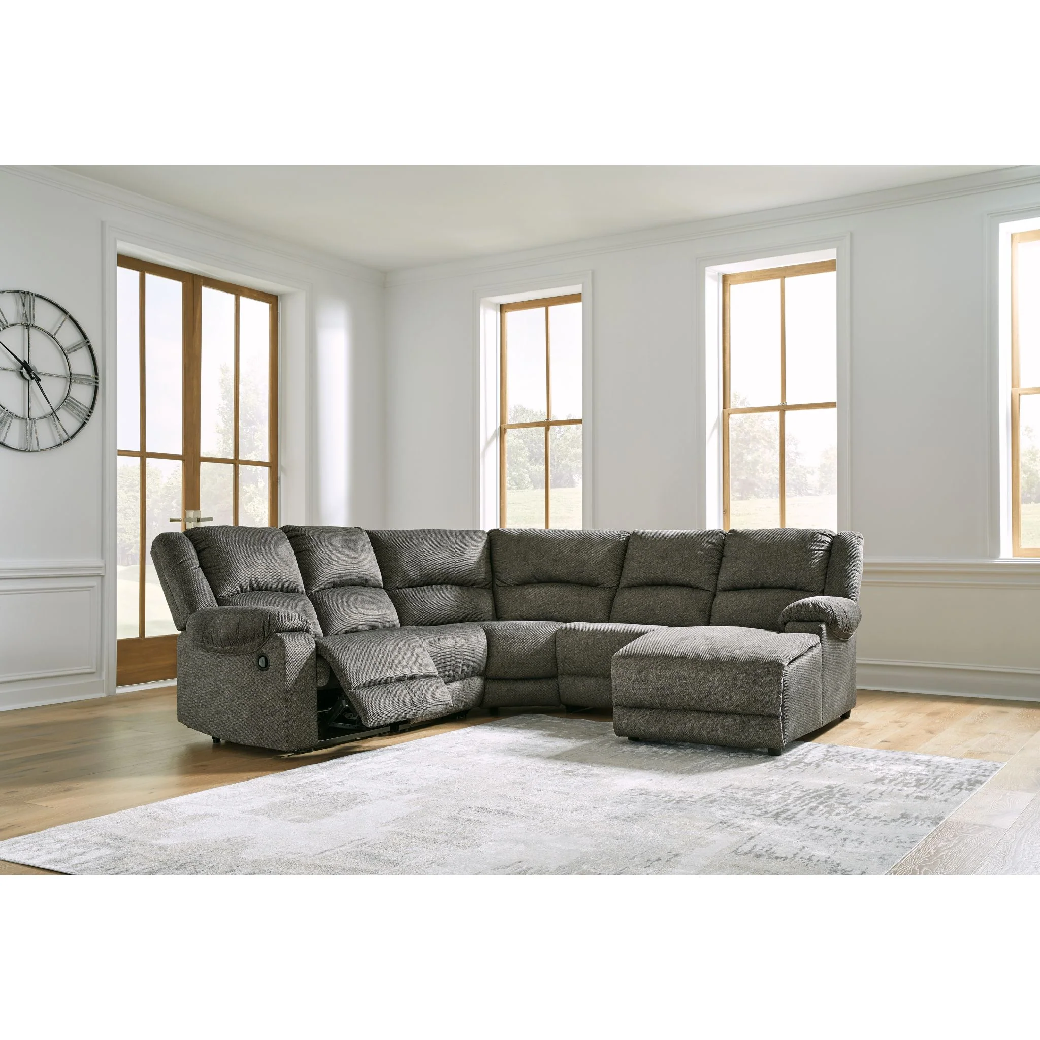 Benlocke 5 Piece Reclining Sectional - Image 2