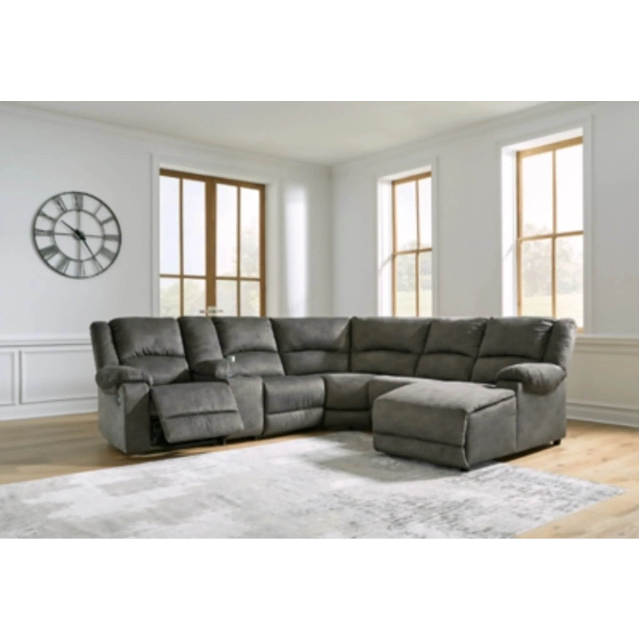 Benlocke 6 Piece Reclining Sectional - Image 7