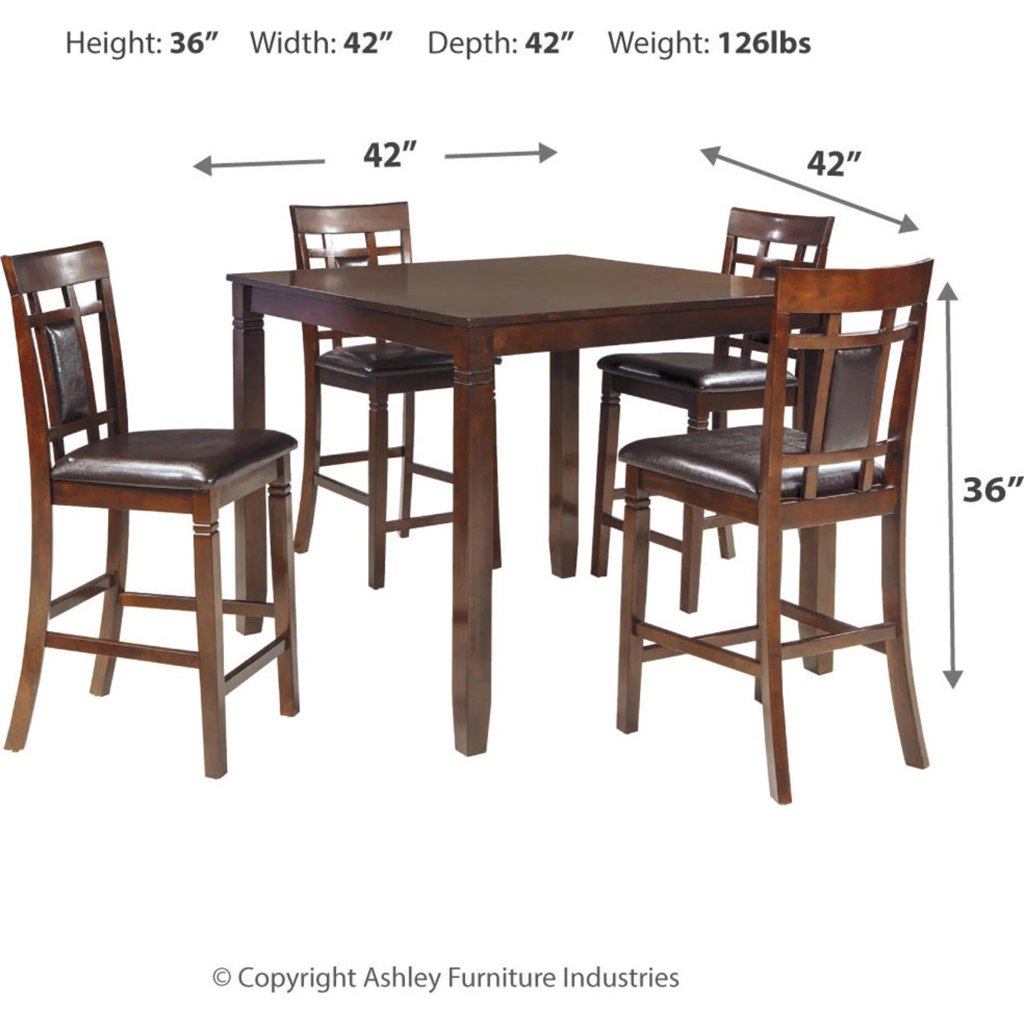 Bennox Counter Dining Set - Image 7