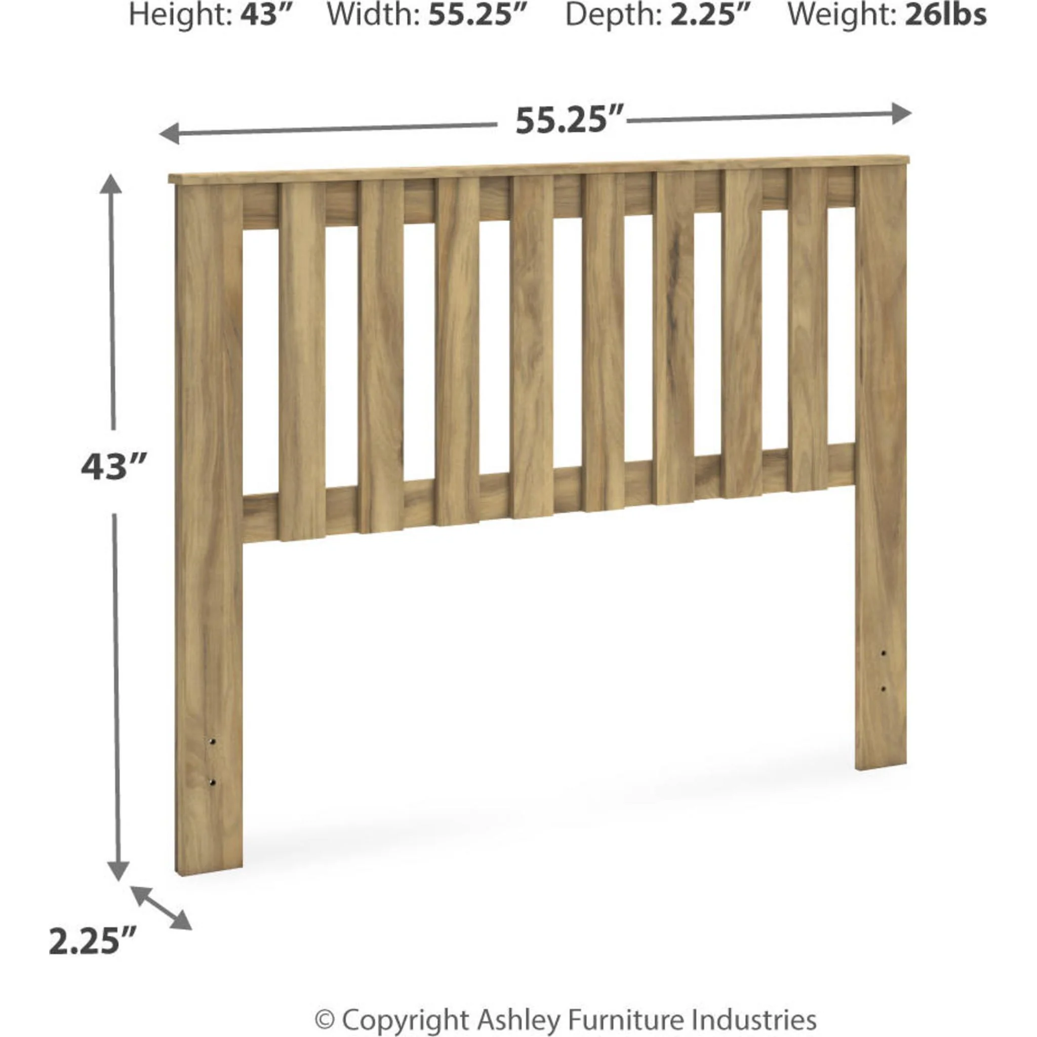 Bermacy Full Panel Headboard - Image 5