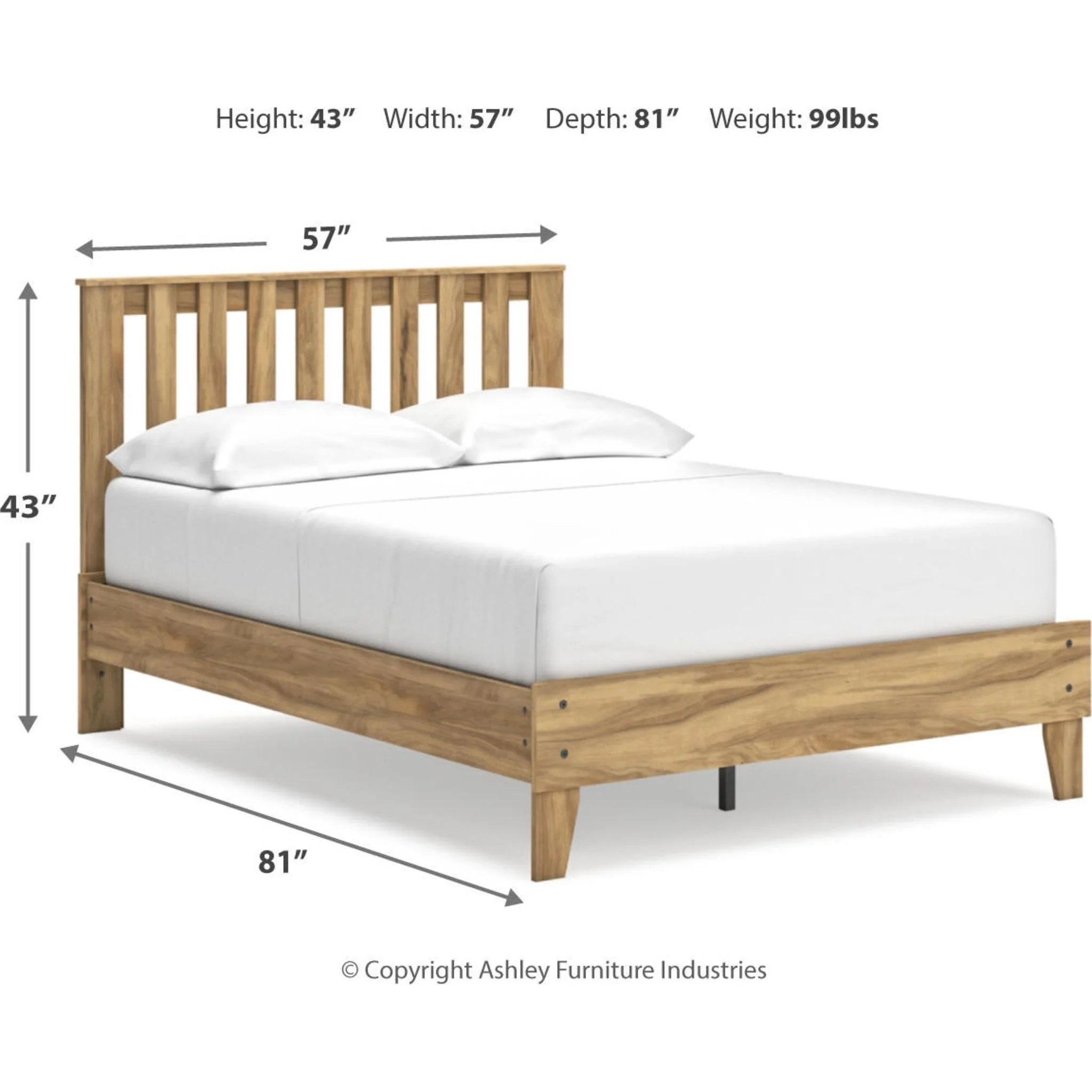 Bermacy Full Platform Bed - Image 11