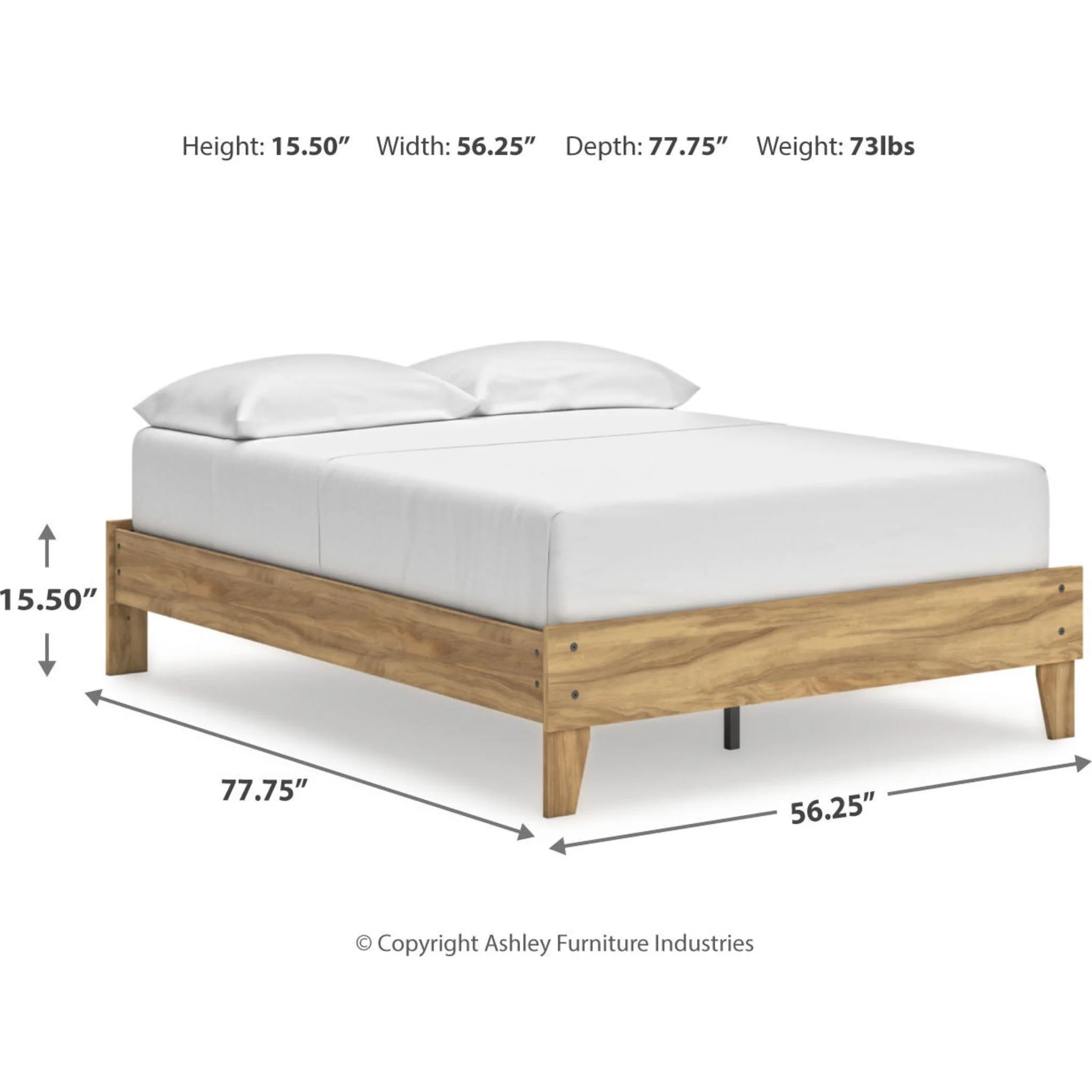 Bermacy Full Platform Bed - Image 7