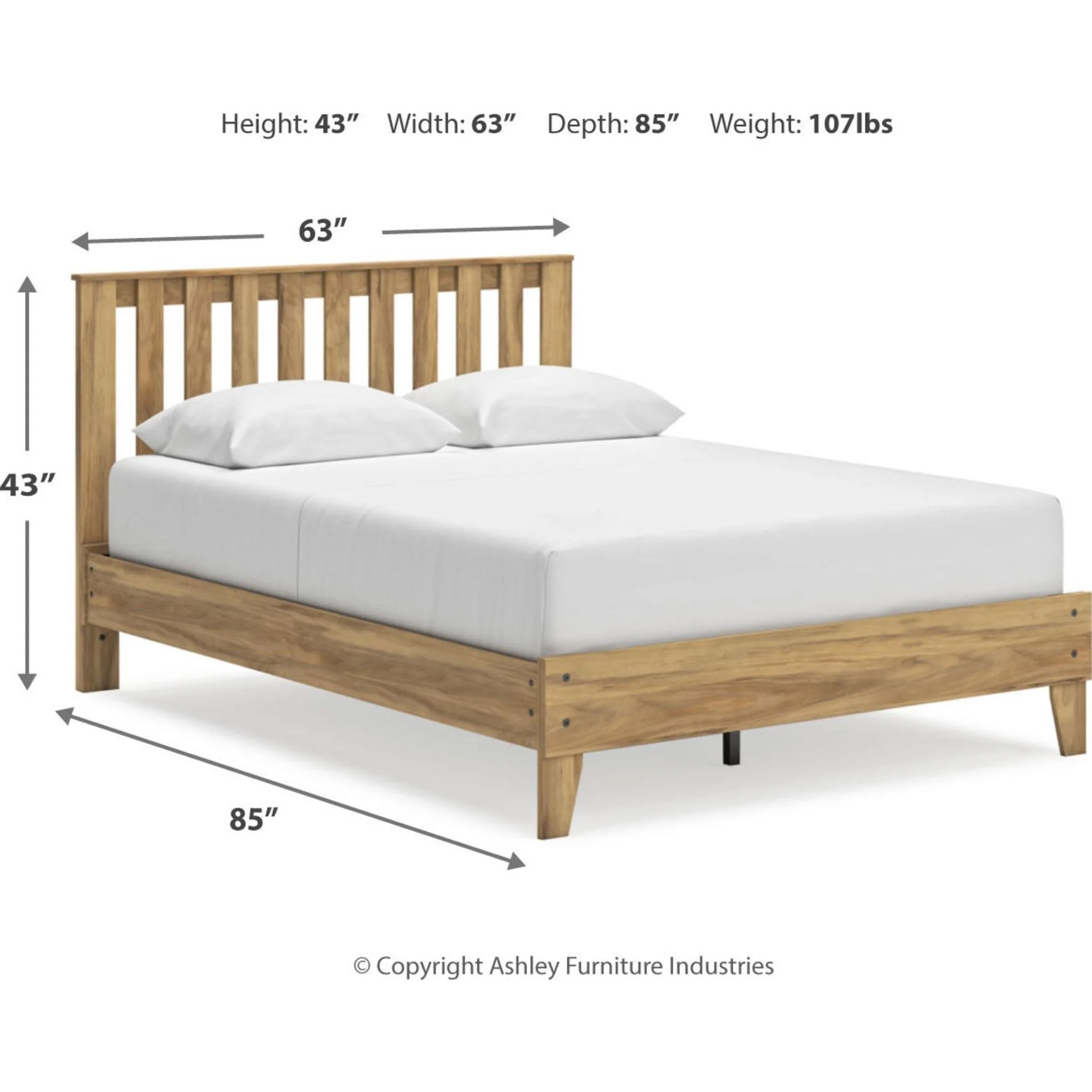 Bermacy Queen Platform Bed - Image 9