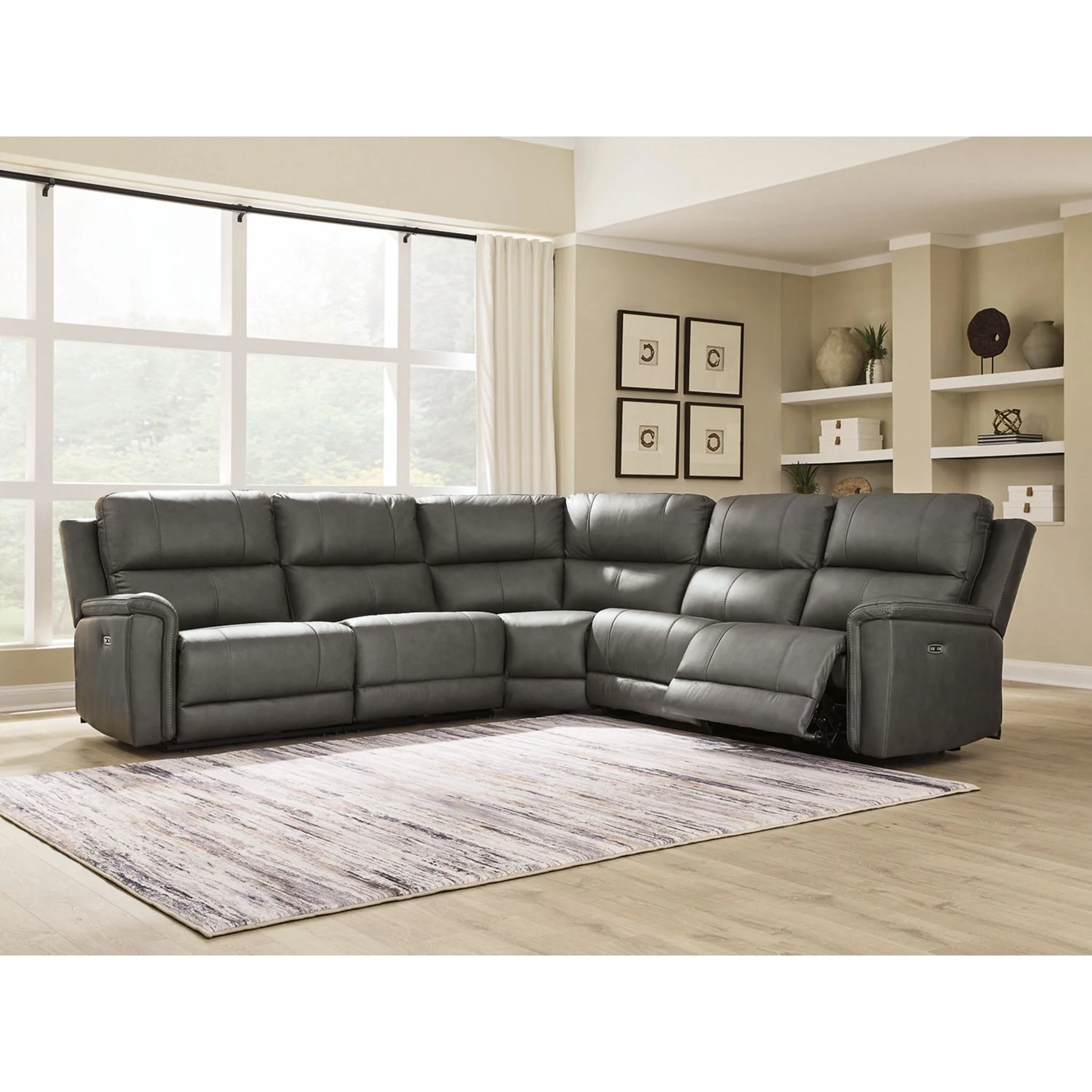 Beryton 5 Piece Power Reclining Sectional - Image 2