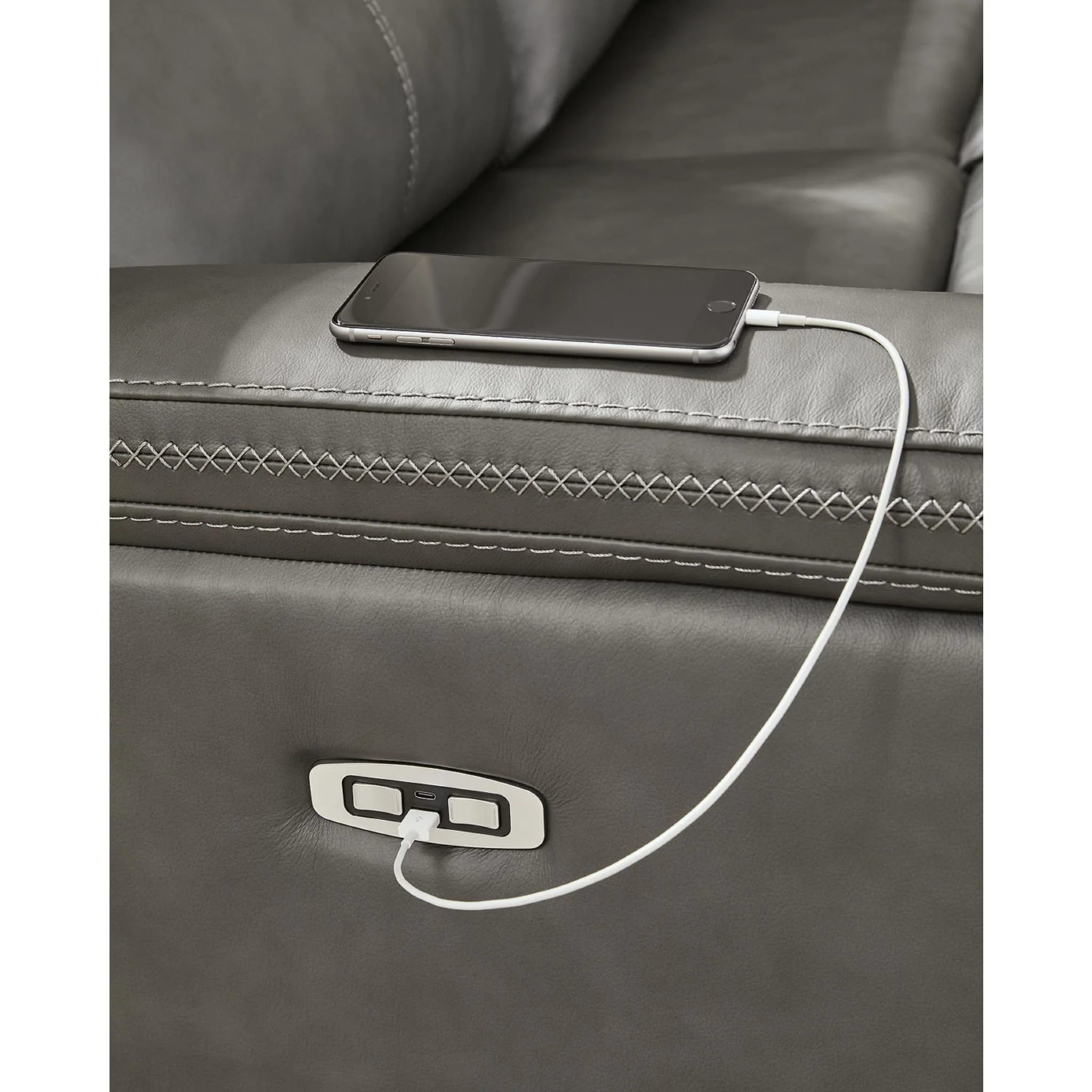 Beryton 5 Piece Power Reclining Sectional - Image 4