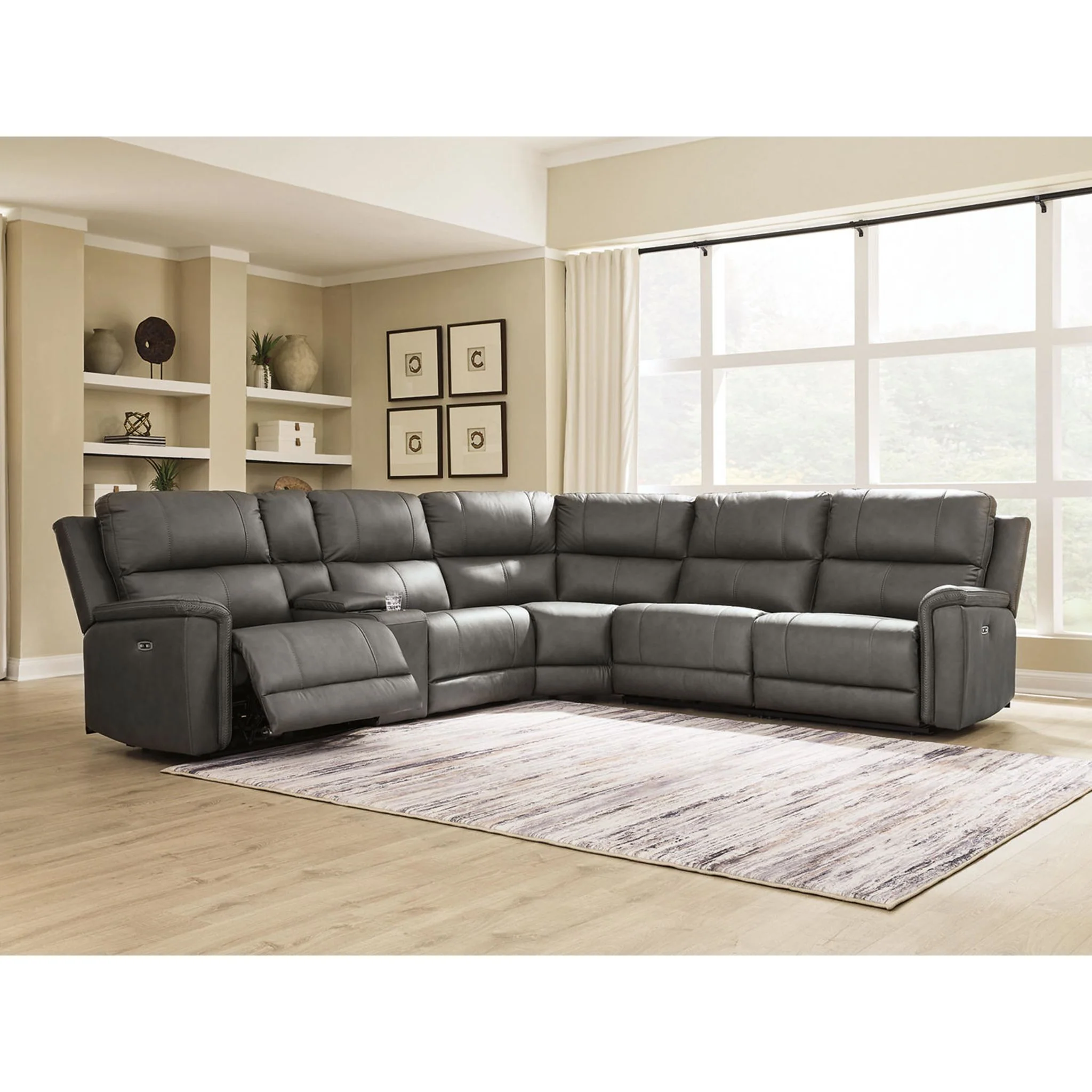 Beryton 6 Piece Power Reclining Sectional - Image 2