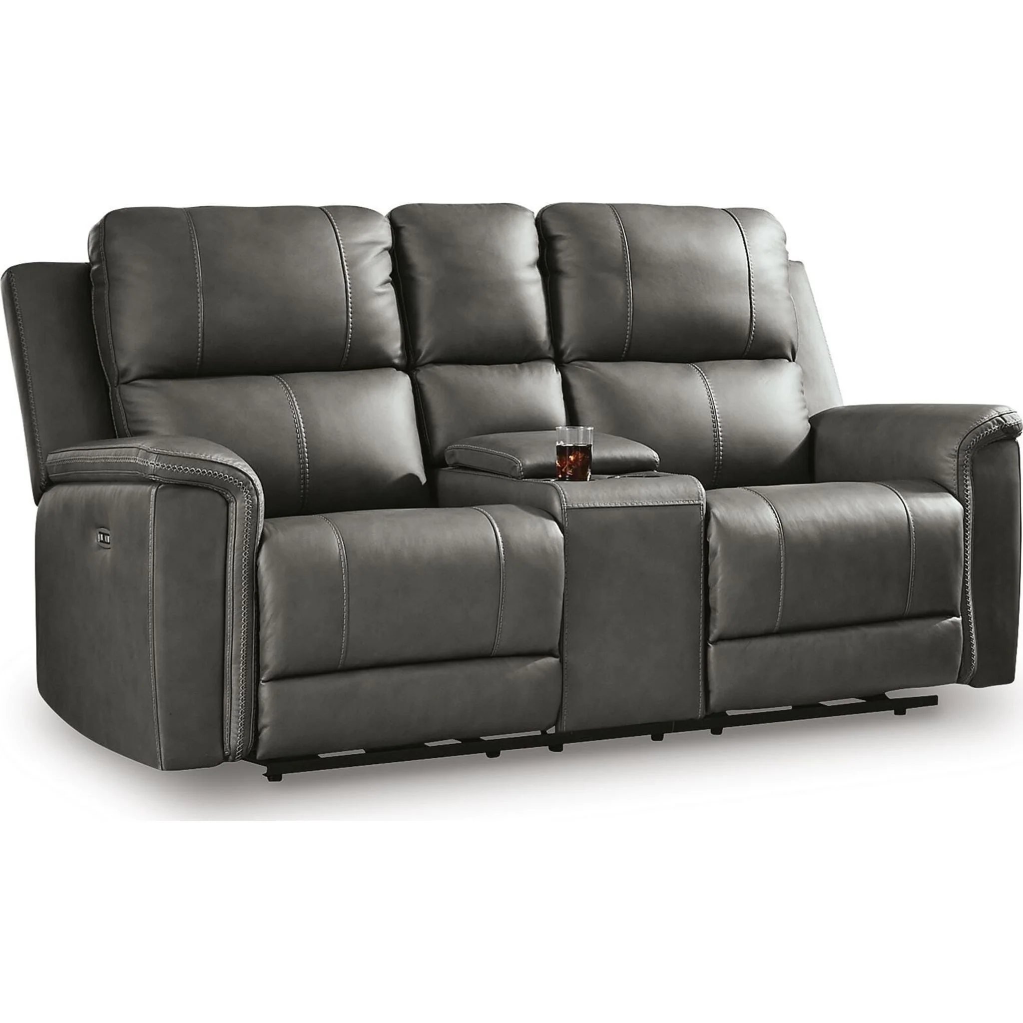 Beryton Power Reclining Loveseat with Console - Image 13