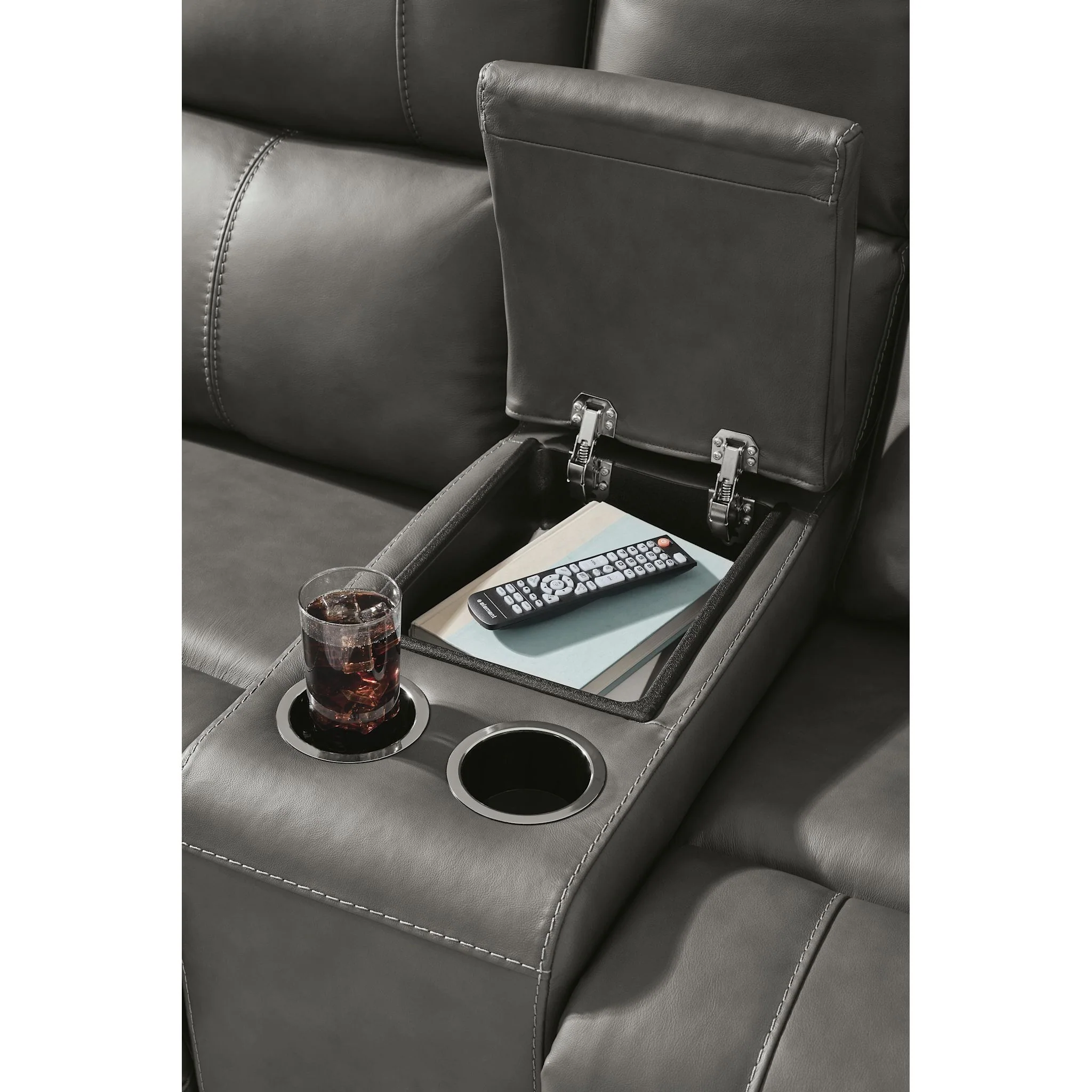 Beryton Power Reclining Loveseat with Console - Image 16