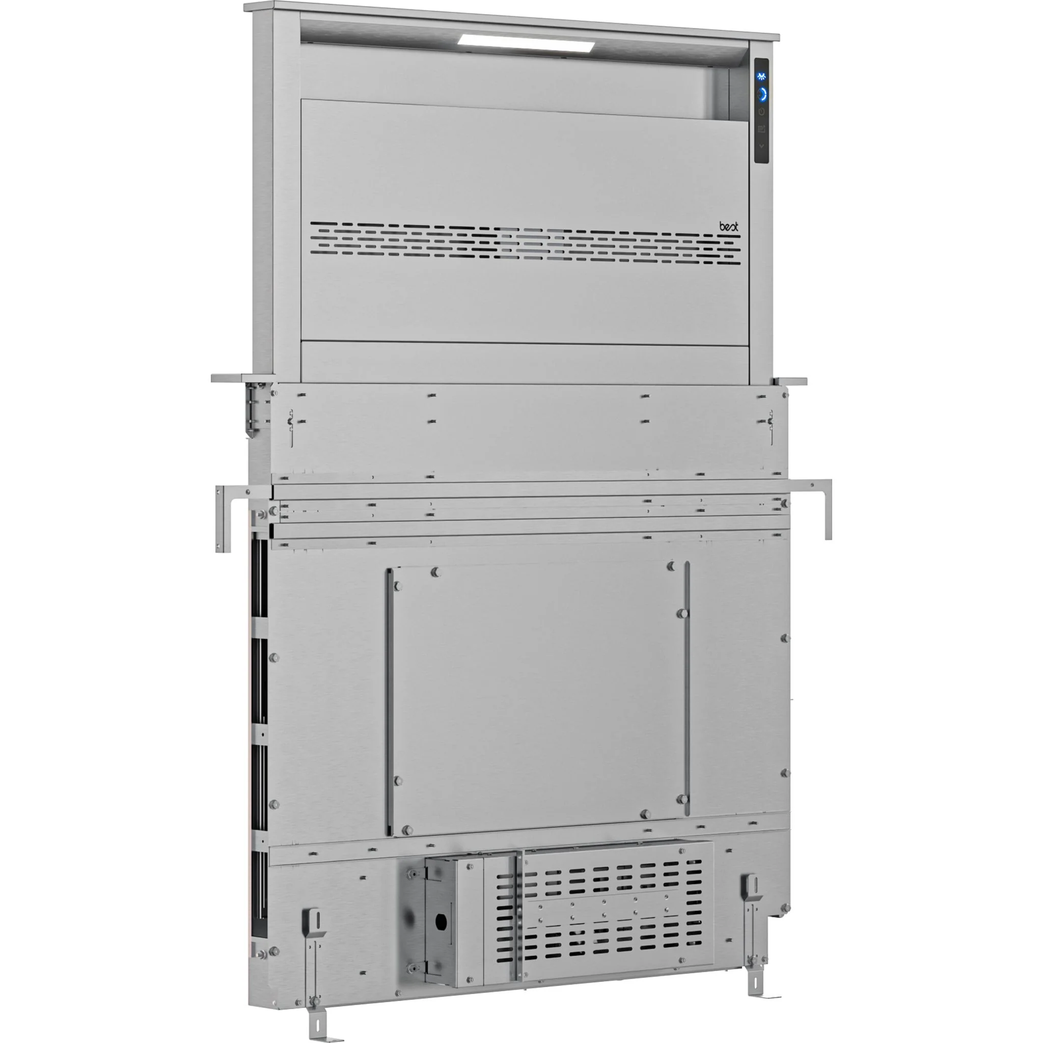 Best Downdraft Slide-In Range (D49M30SB) - Black Stainless - Image 4