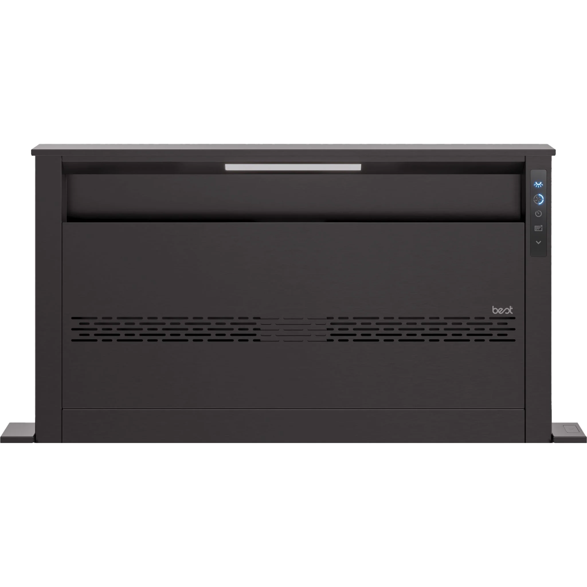 Best Downdraft Slide-In Range (D49M36BLS) - Black Stainless - Image 4