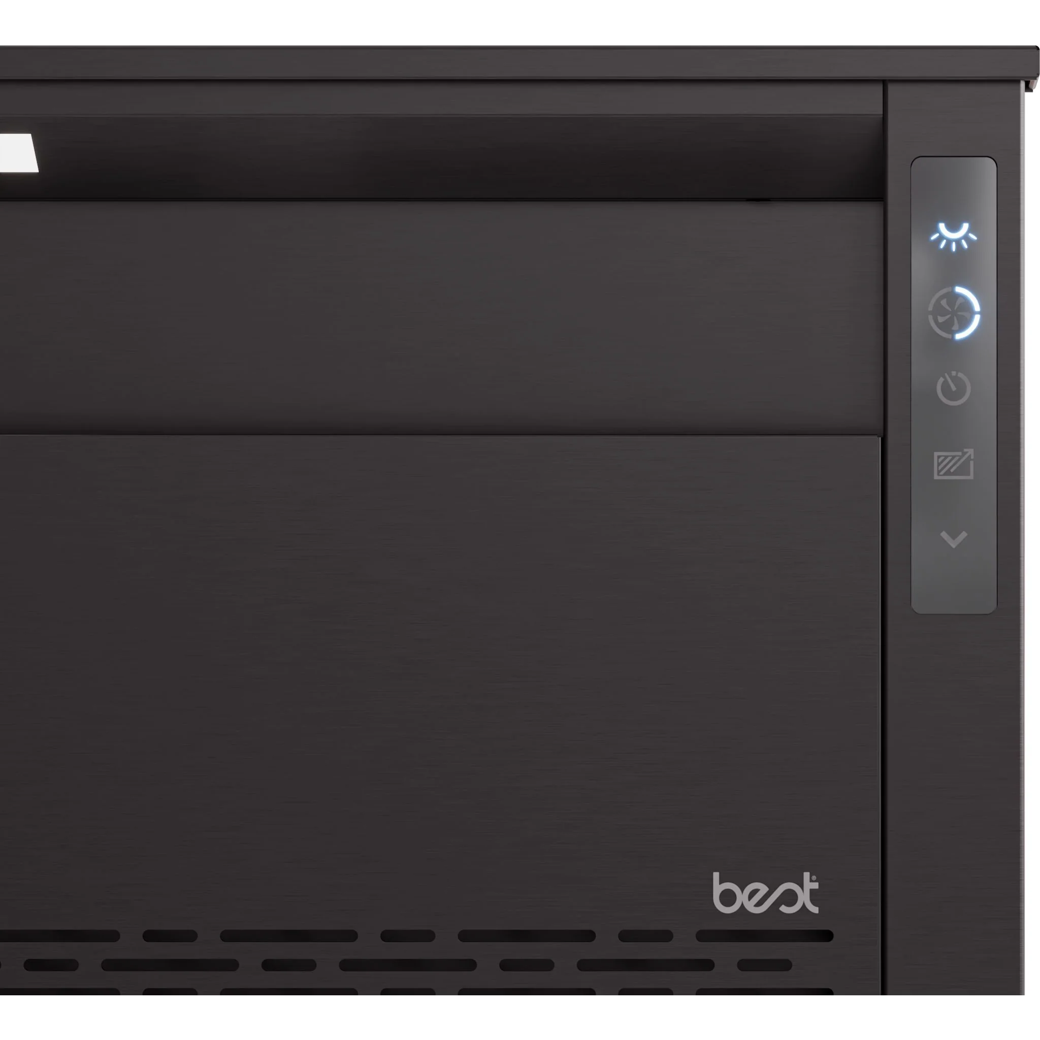 Best Downdraft Slide-In Range (D49M36BLS) - Black Stainless - Image 5
