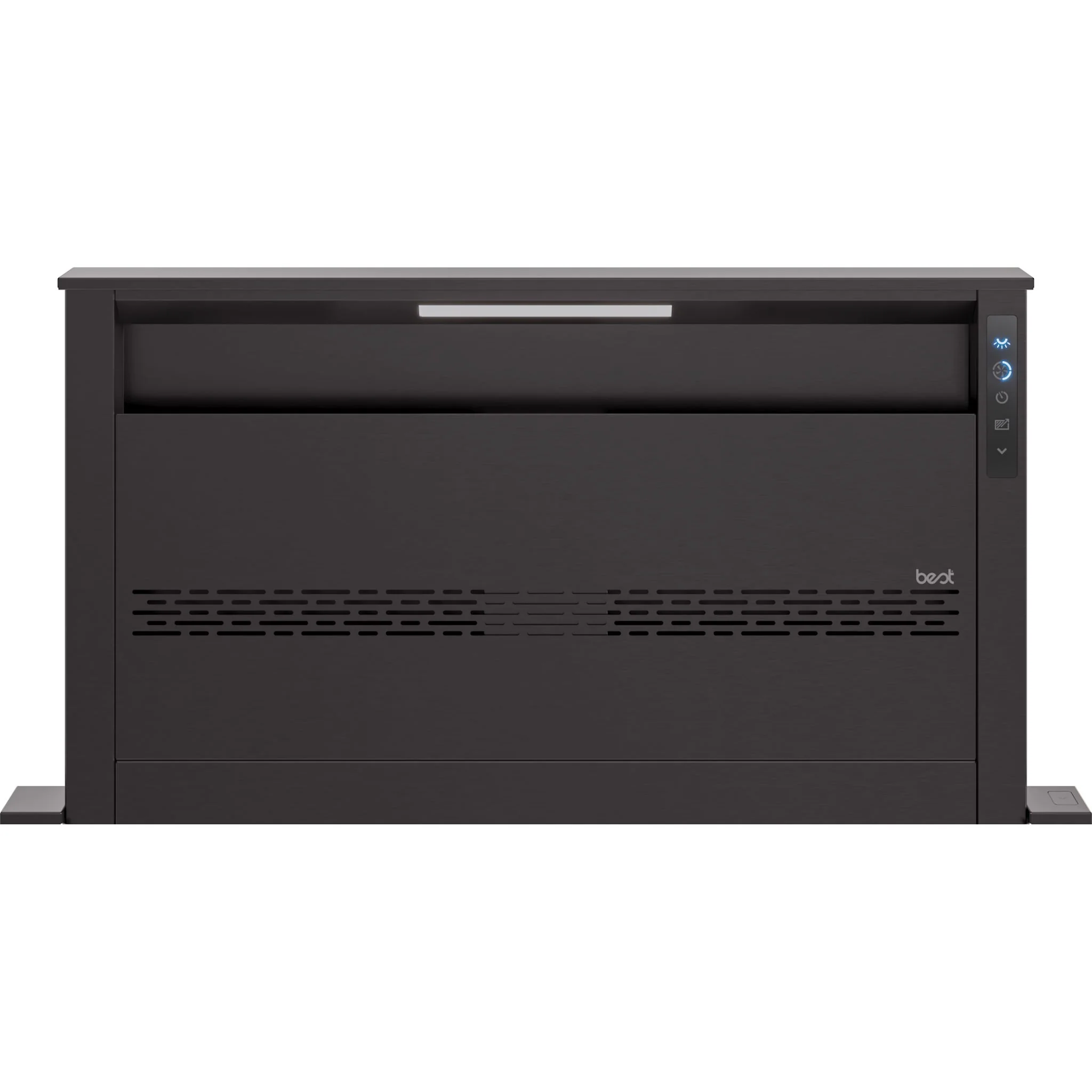 Best Downdraft Slide-In Range (D49M36BLS) - Black Stainless - Image 8