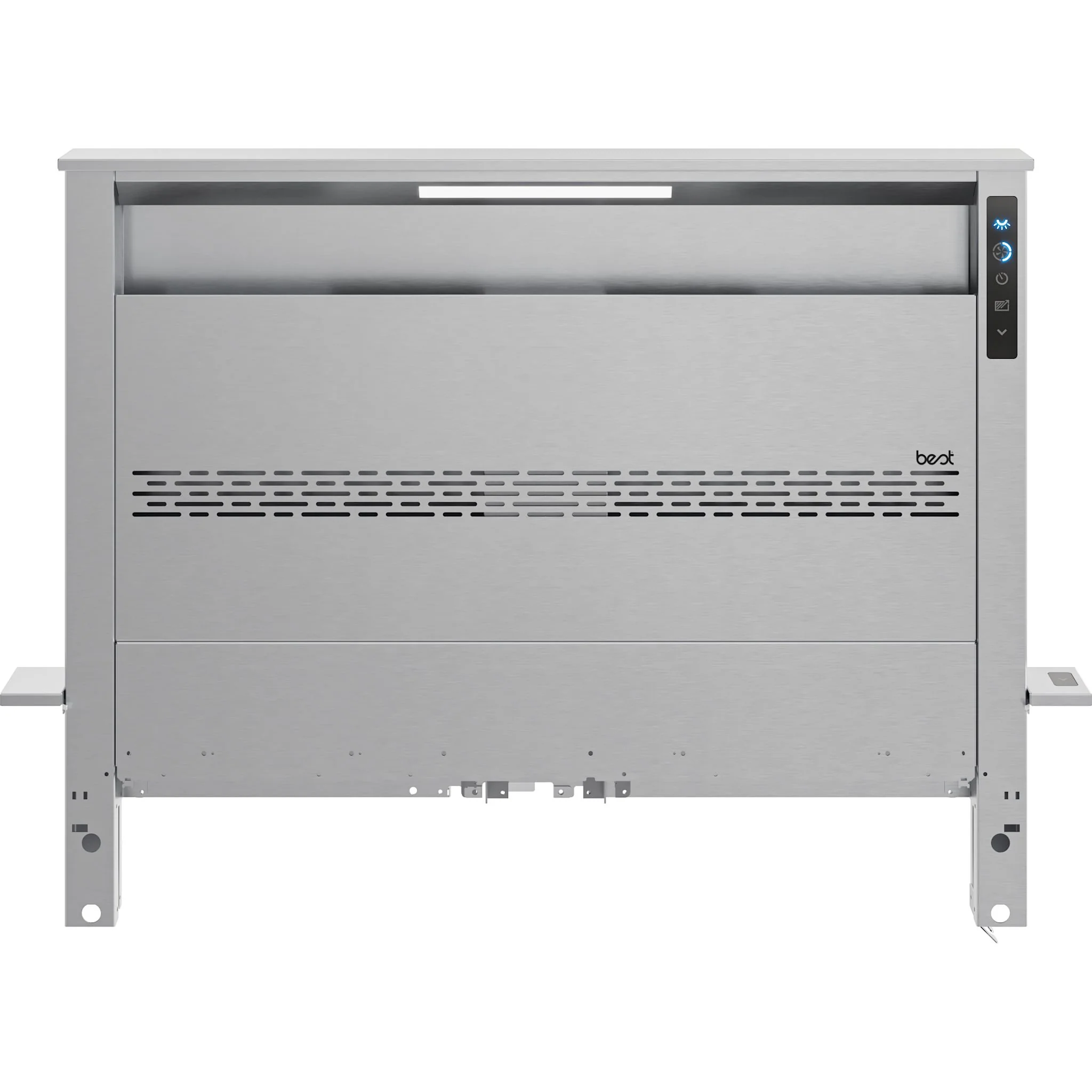 Best Downdraft Slide-In Range (D49M36SB) - Black Stainless - Image 10