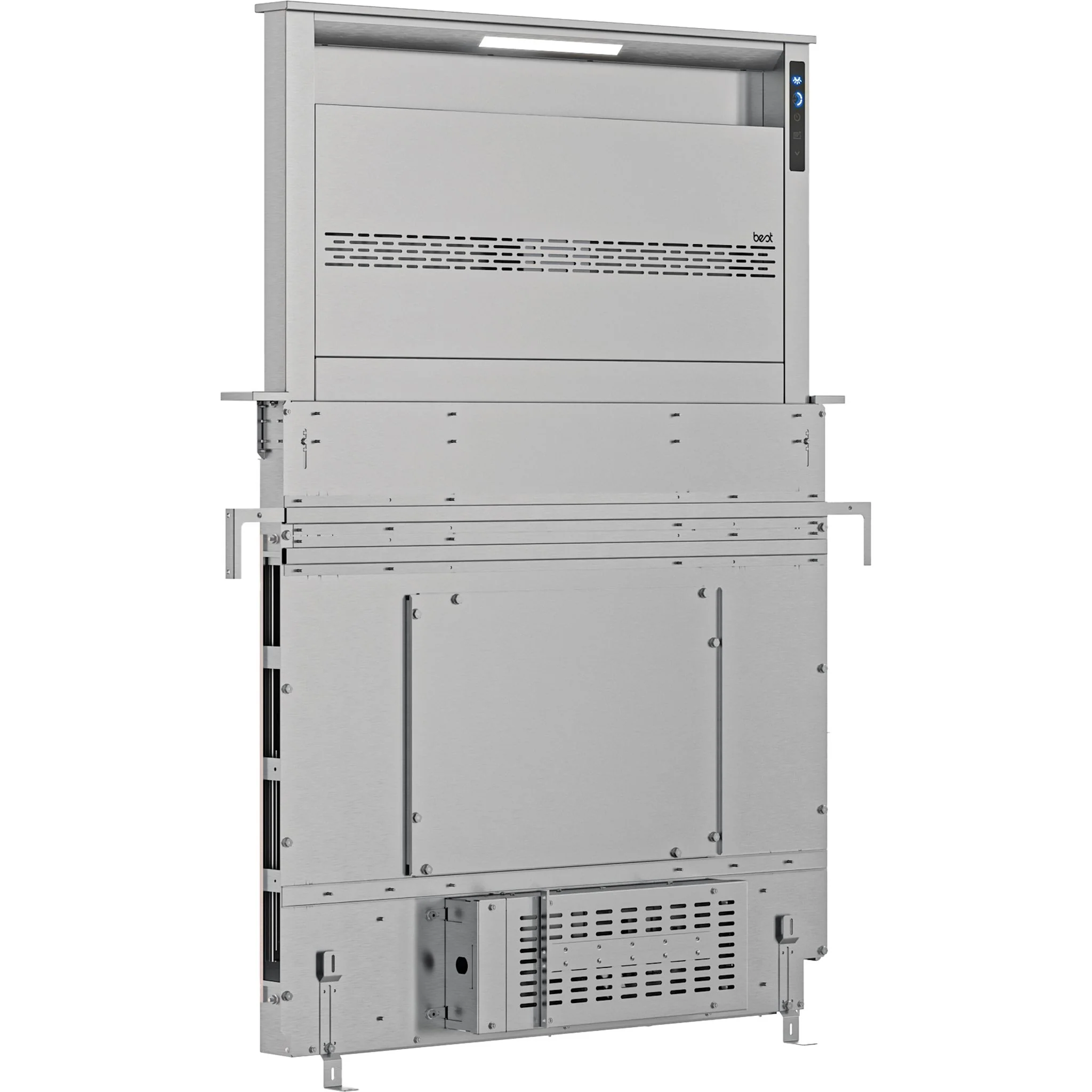 Best Downdraft Slide-In Range (D49M36SB) - Black Stainless - Image 3