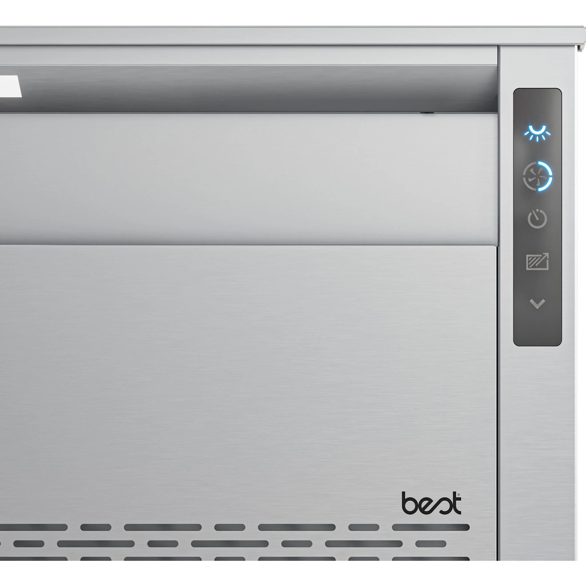 Best Downdraft Slide-In Range (D49M36SB) - Black Stainless - Image 7