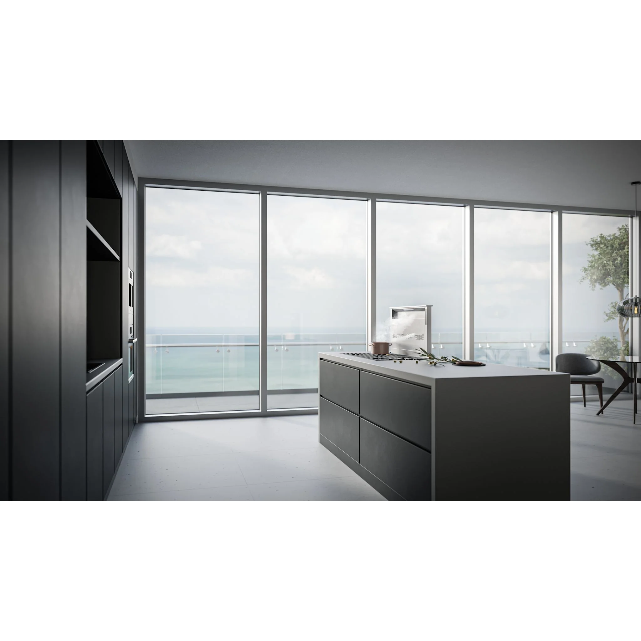 Best Downdraft Slide-In Range (D49M36SB) - Black Stainless - Image 9